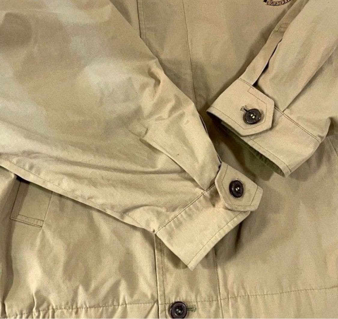 버버리 자수 베이지 봄버 블루종 자켓 상품이미지4