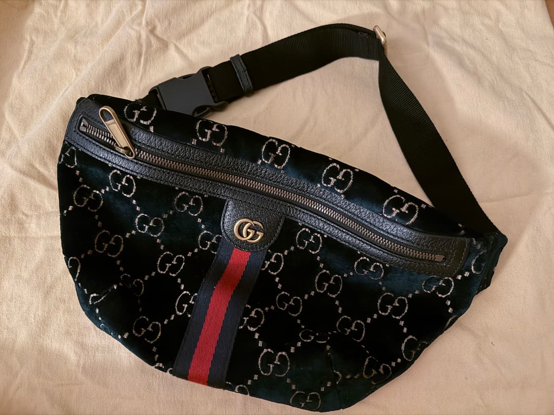 구찌 벨벳 힙색  상품이미지2