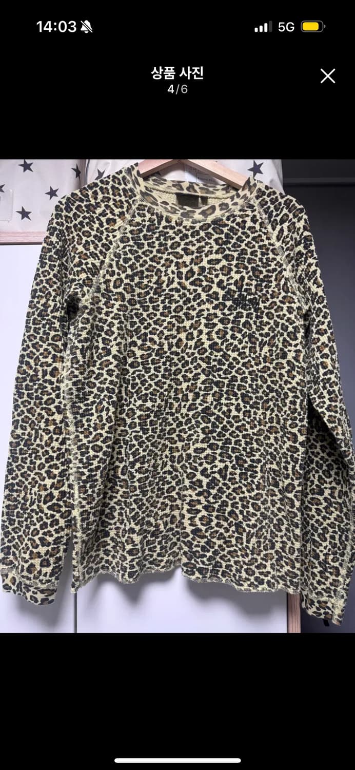 Stssy|스투시 베이직 써멀 레오파드(M) 예약중 상품이미지4