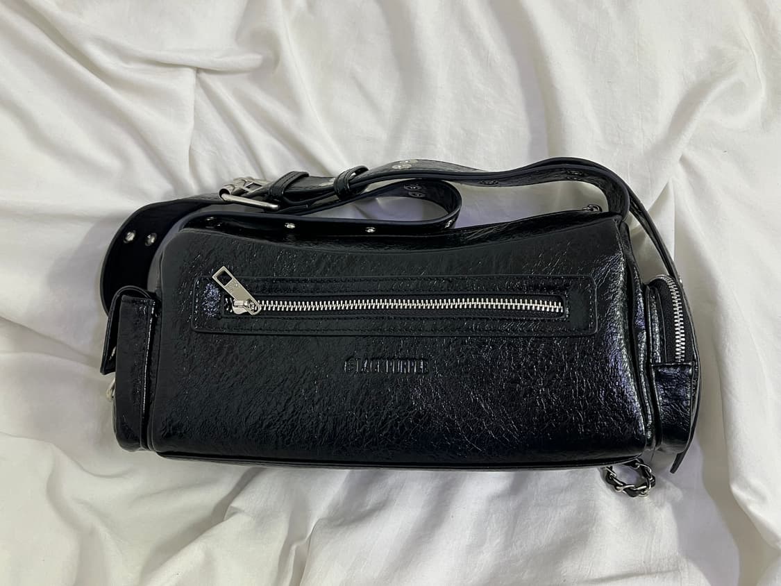 블랙퍼플 미니 포트리스백 블랙 상품이미지5