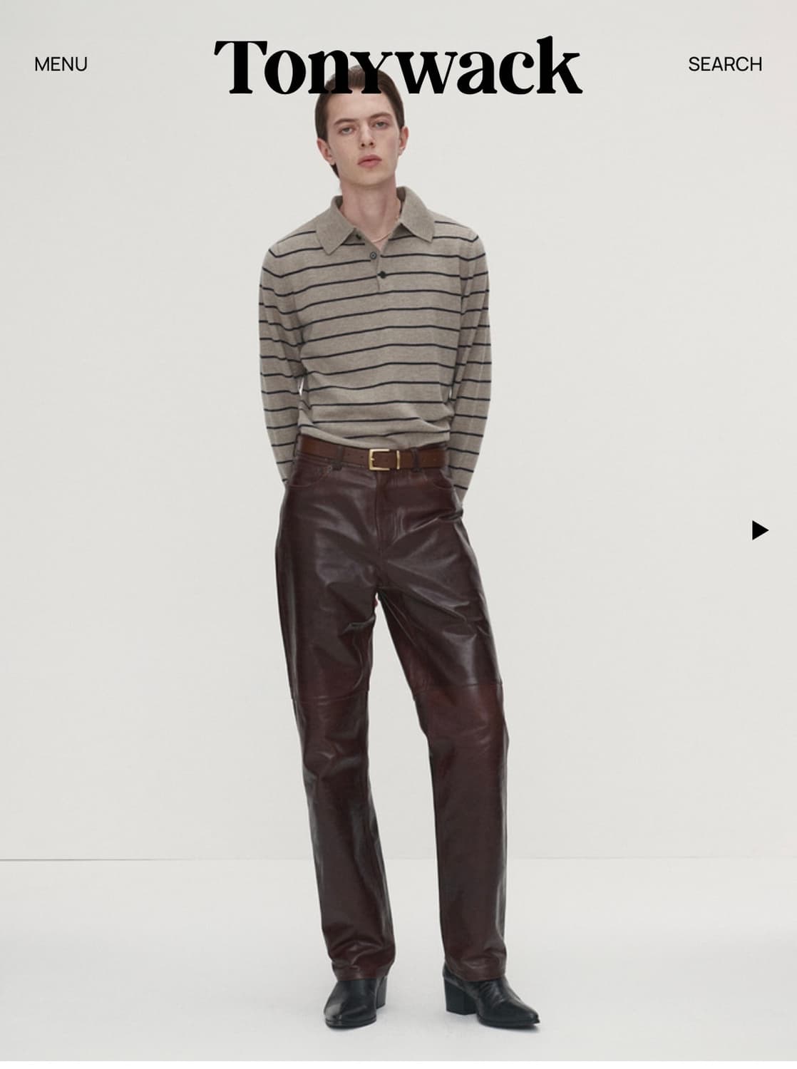 토니웩 울 스프라이트 폴로 니트 상품이미지1