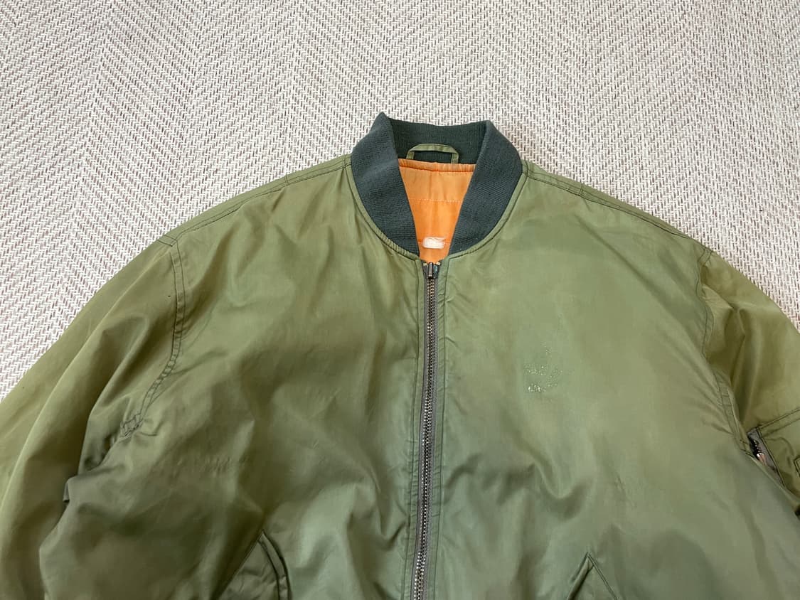 빈티지 썬 페이딩 아미 플라이트 자켓 상품이미지5