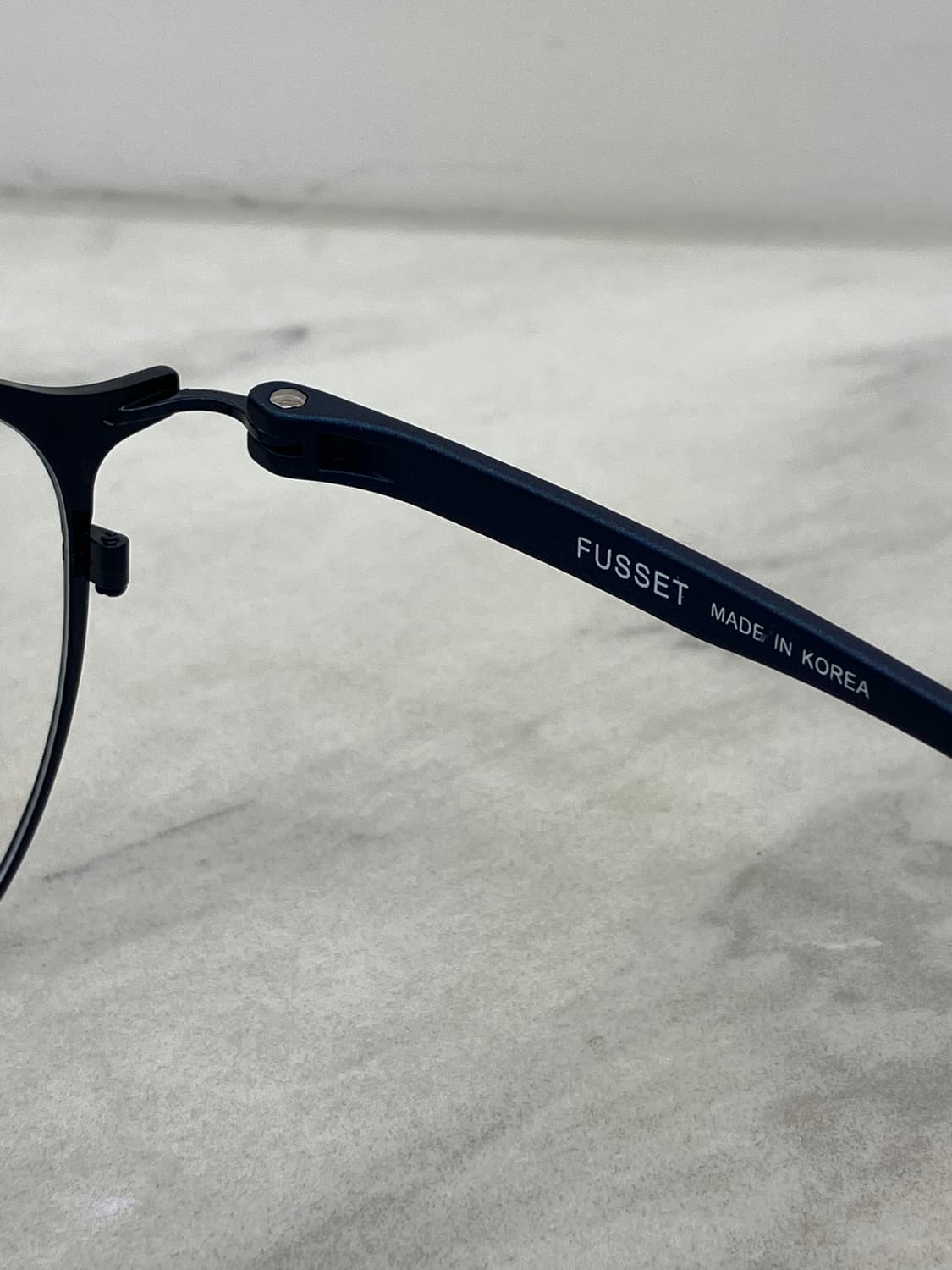 푸세 FUSSET 코발트 블루 웰링턴 메탈테 안경 상품이미지7