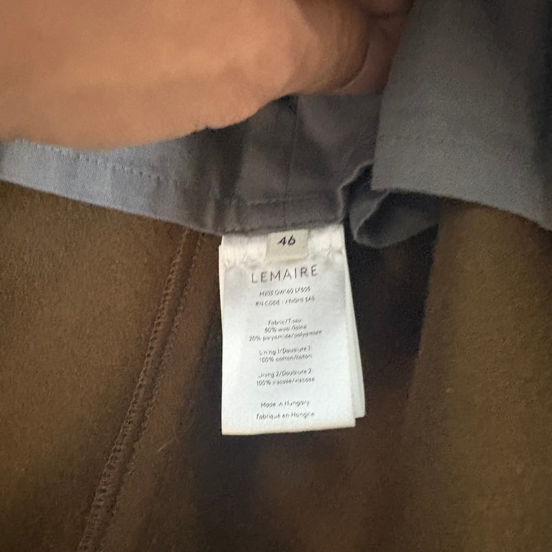 르메르 울 블루종 자켓 상품이미지6