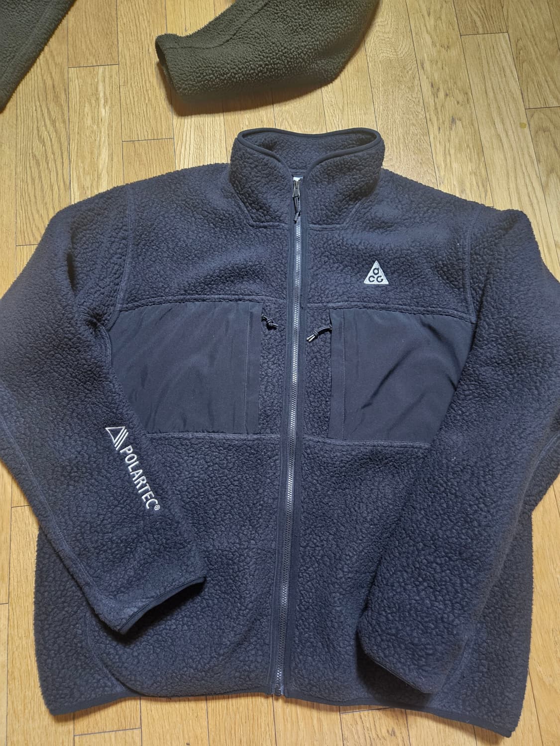 나이키 acg 아크틱 울프 블랙 플리스 후리스 자켓 쉐르파 상품이미지1