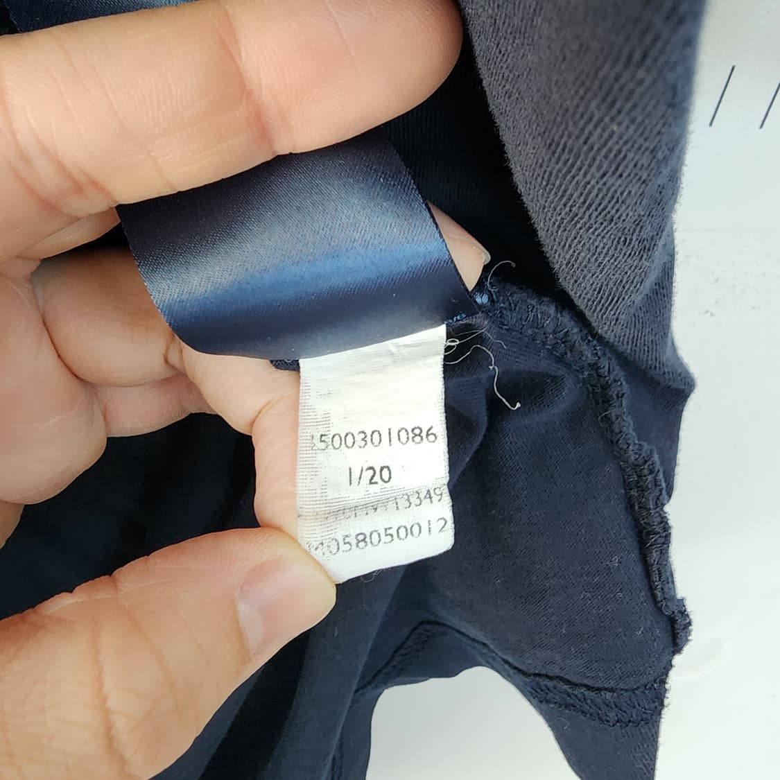 타미힐피거 네이비 반팔 티셔츠 상품이미지8