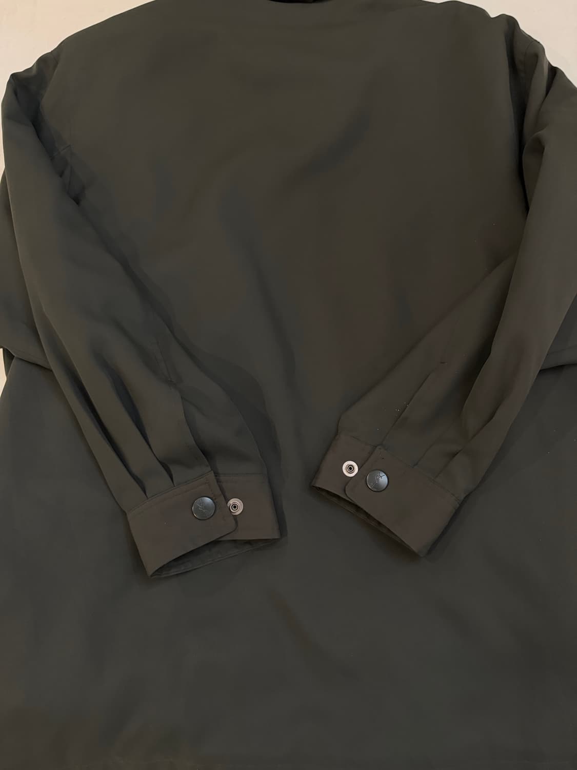 90s YSL 입생로랑 블루종 자켓 딥 올리브 그린 상품이미지4