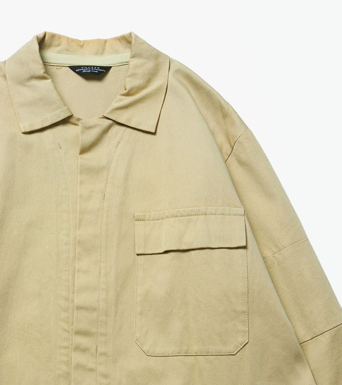 UNUSED - CUT OFF COTTON JACKET 상품이미지3