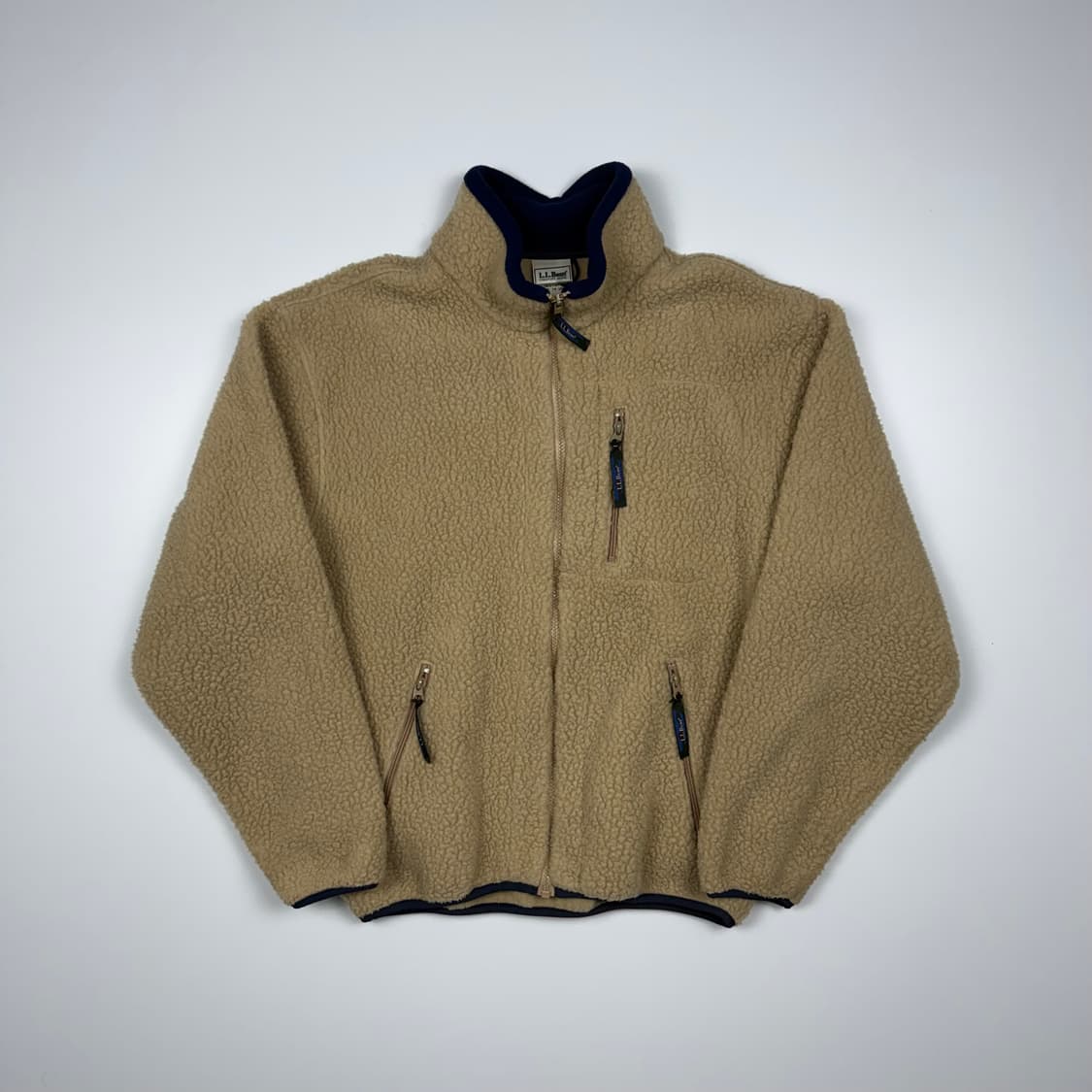 (105) 80s 엘엘빈 플리스 자켓 내추럴 상품이미지1