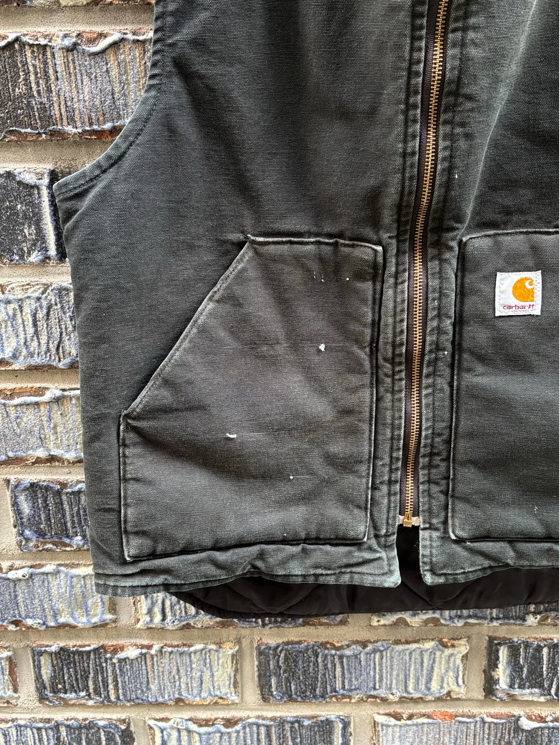 칼하트 v01 덕 캔버스 베스트 상품이미지4