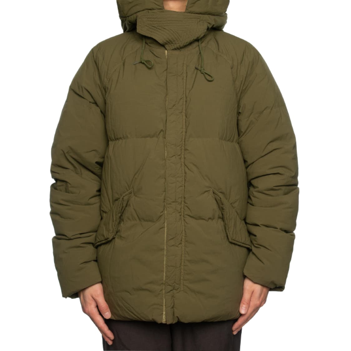 텐씨 23FW 아틱 패딩 카키 상품이미지2