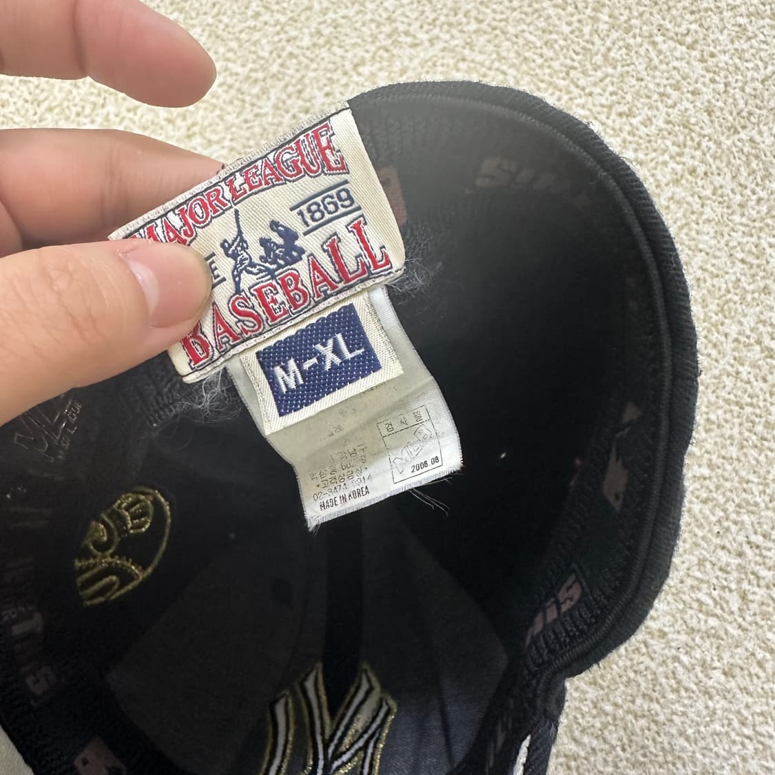 M-XL 엠엘비 뉴욕 양키즈 볼캡 0316D 상품이미지6