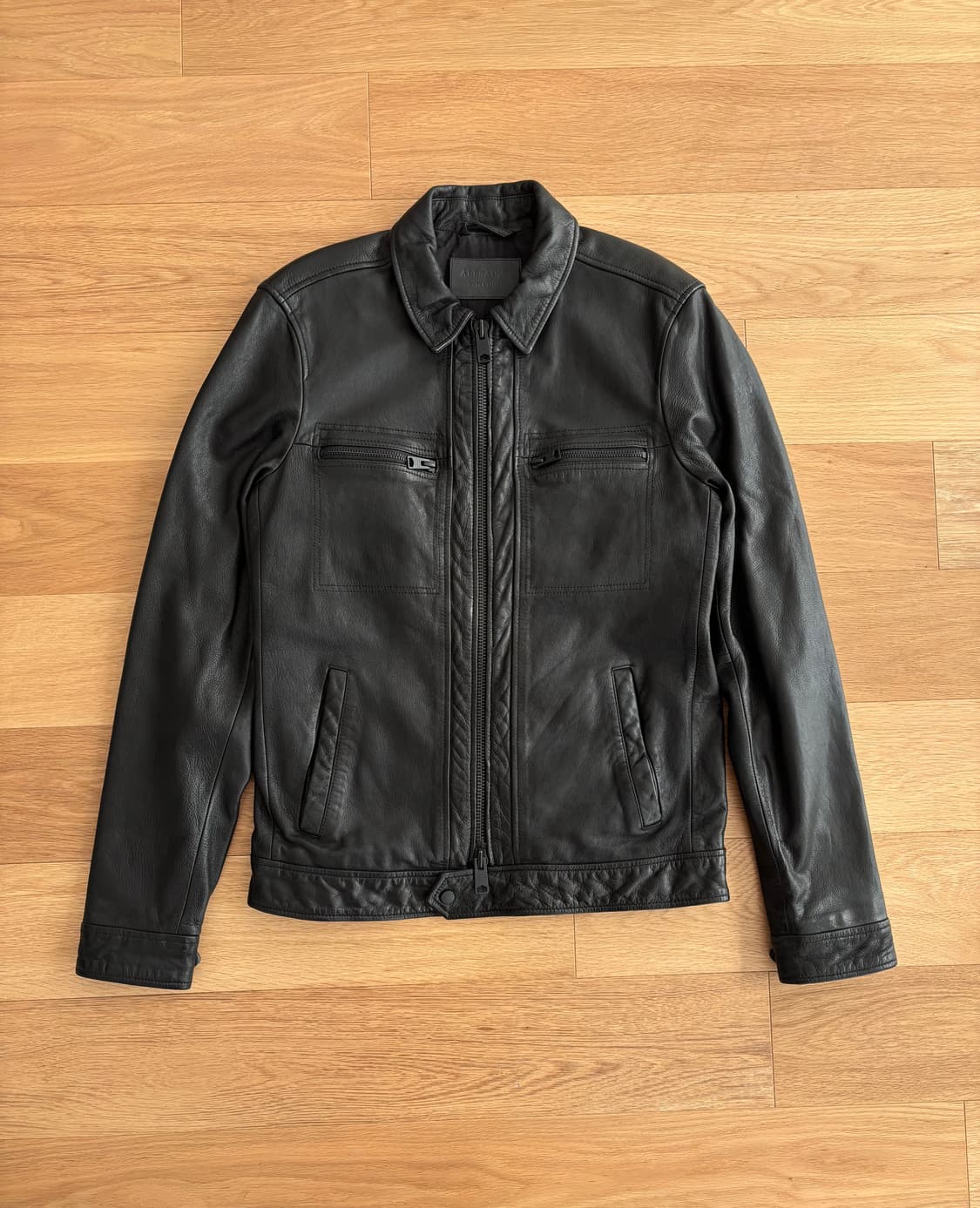 올세인츠 라크 레더 가죽 자켓 xs(90) 상품이미지1