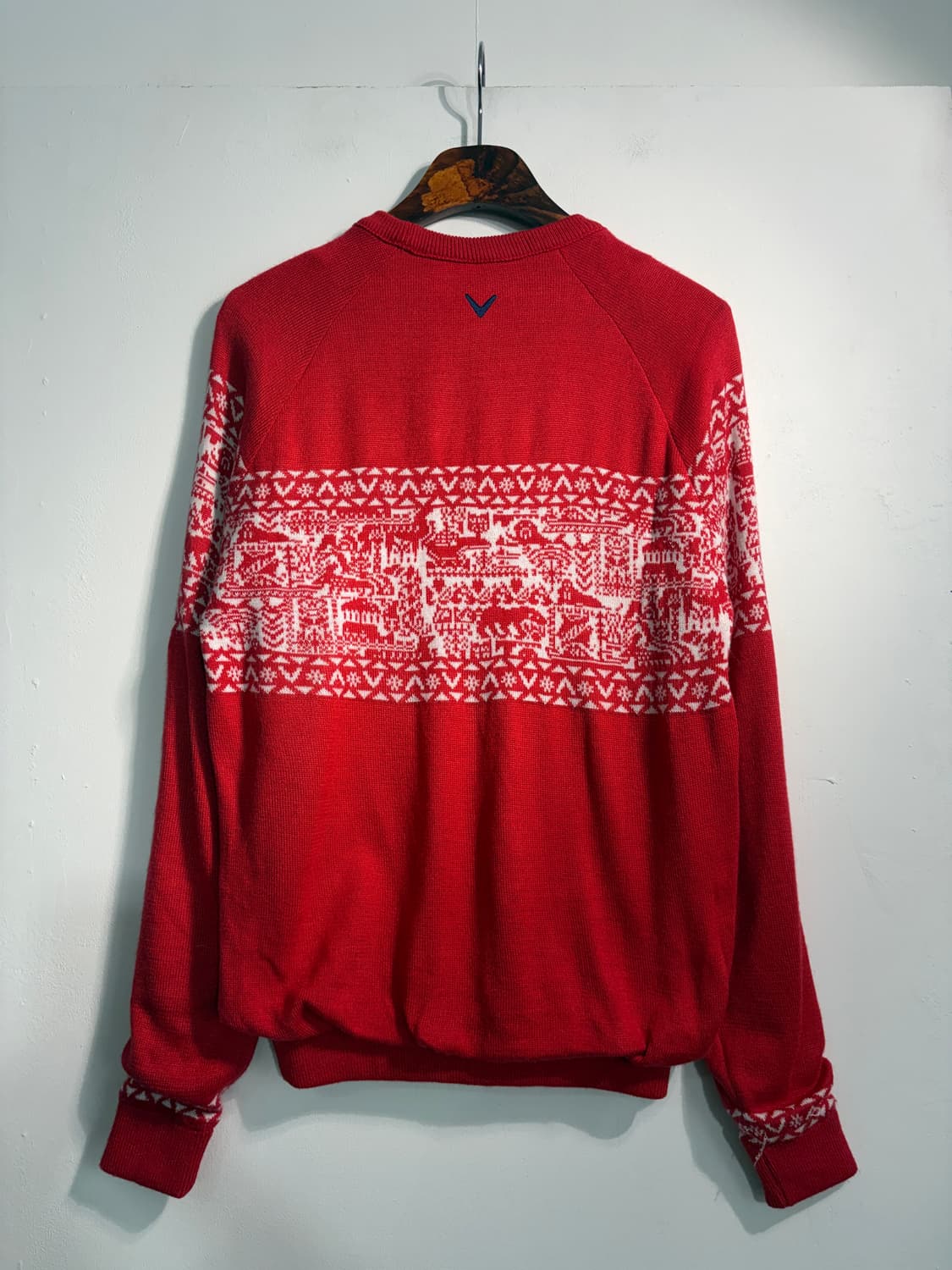 [M] callaway 캘러웨이 크리스마스 노르딕 니트 M 상품이미지2