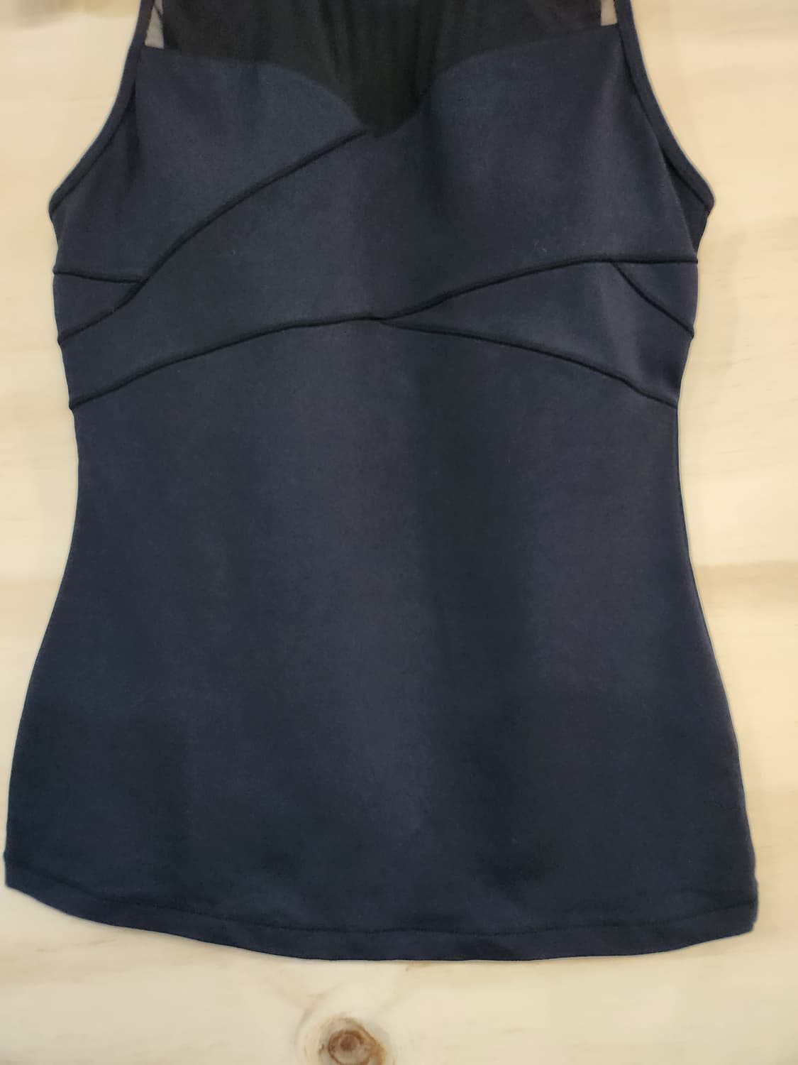 345) 뮬라웨어 메쉬 포인트 민소매 탑 상품이미지3