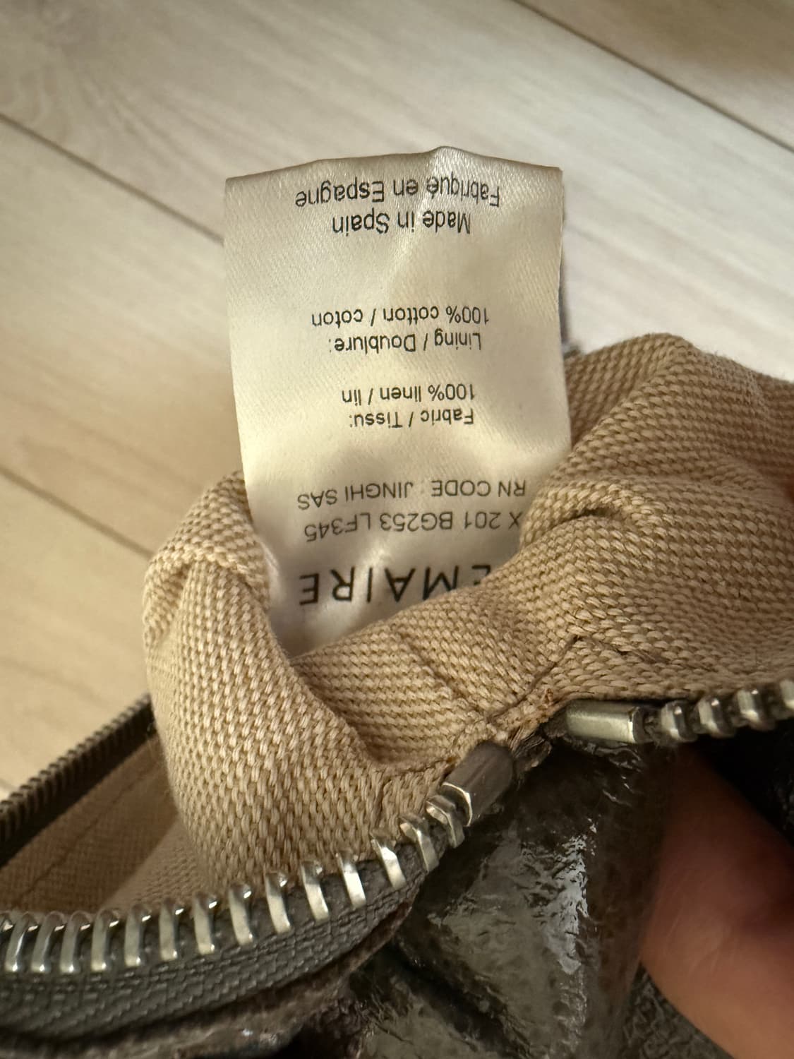 르메르 코티드 린넨 그레이 범백 상품이미지7