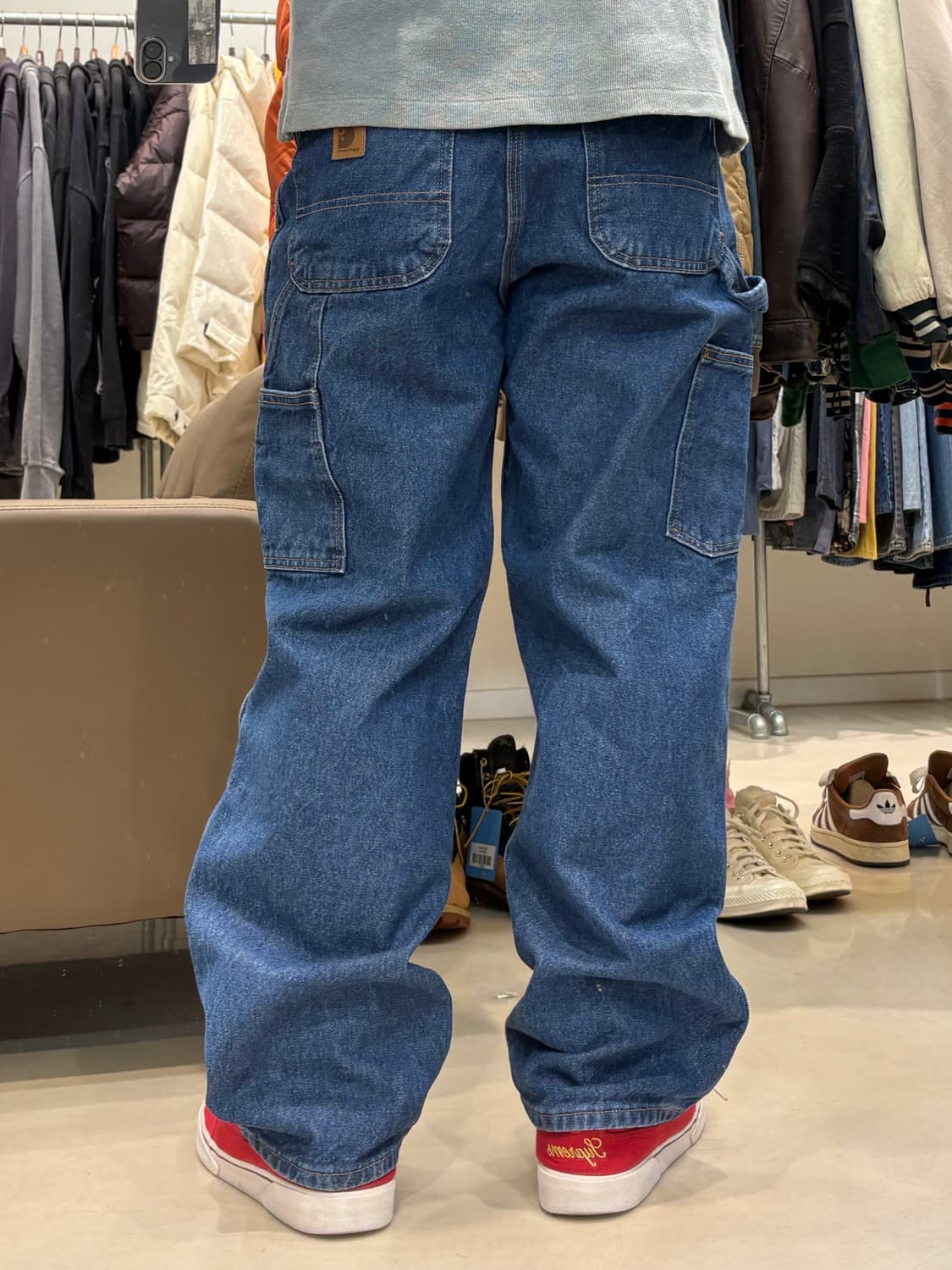 칼하트 더블니 카펜터 데님팬츠 상품이미지9