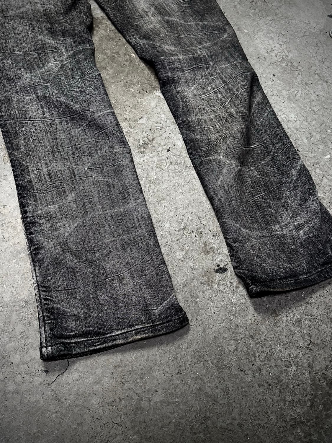 Spicy Denim – Black Wash Denim Pants 상품이미지8
