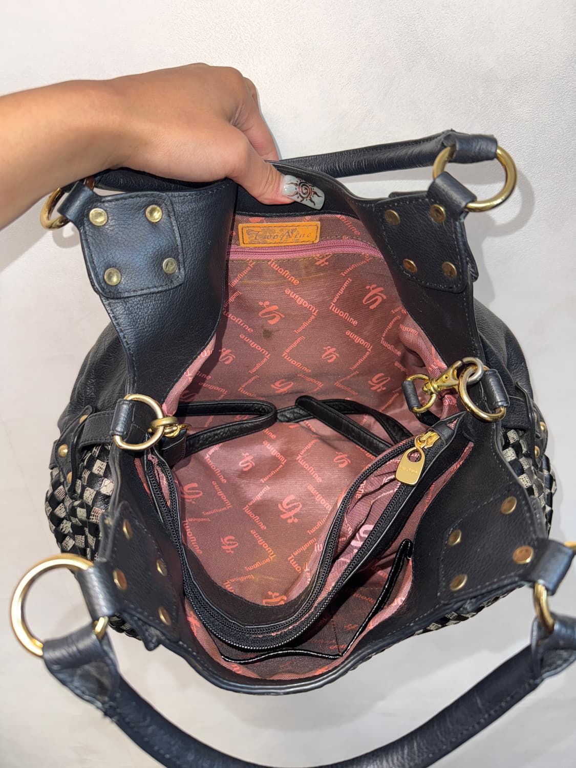 Black diamond checkerboard buckle 숄더백 상품이미지5