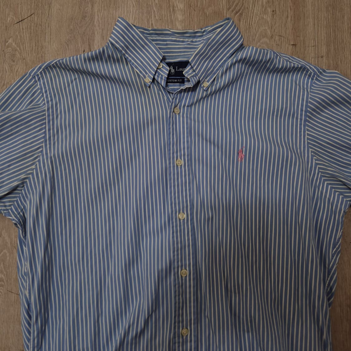 폴로 랄프로렌 스몰포니 스트라이프 반팔 셔츠 L(100) 상품이미지2