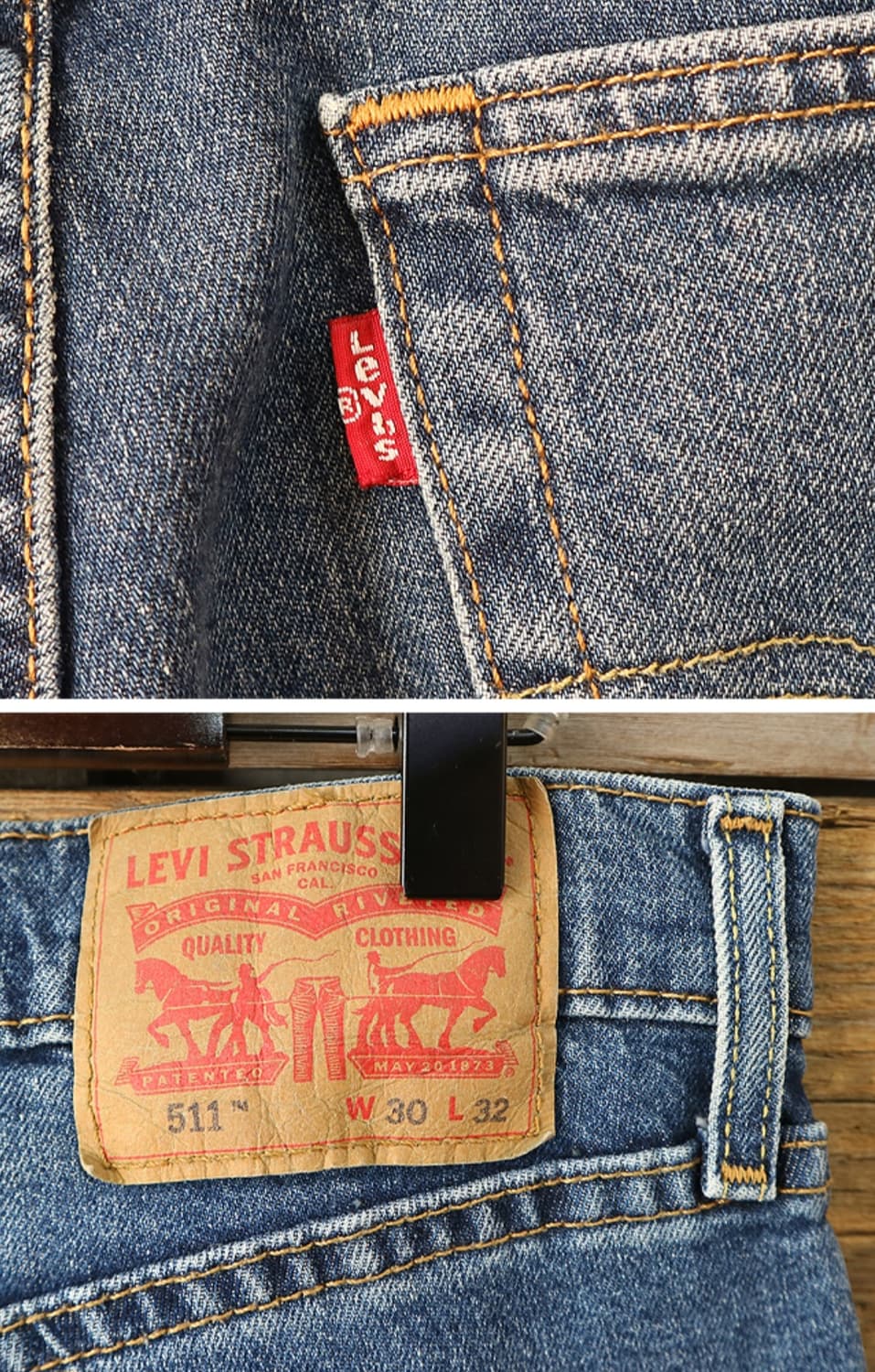 LEVIS 리바이스 511 슬림핏 데님 30 상품이미지6