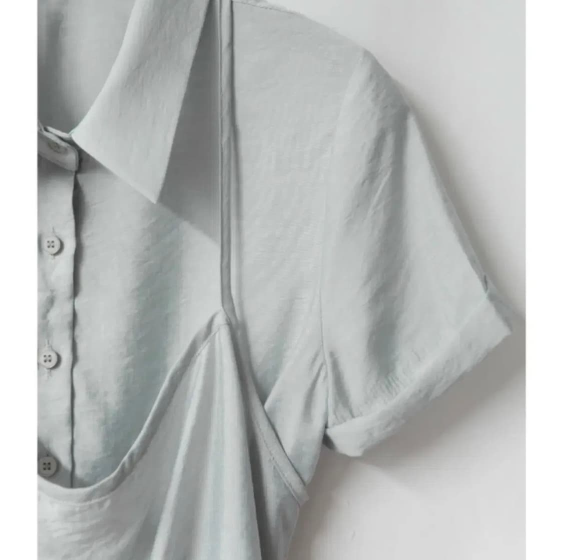 오무수희 silky layered half shirt 상품이미지3