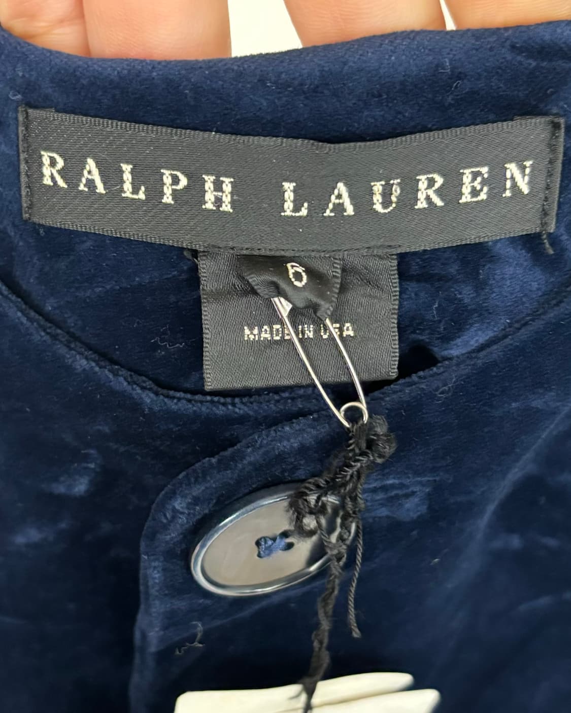 랄프 로렌 블랙 라벨 네이비 벨벳 자켓 상품이미지7