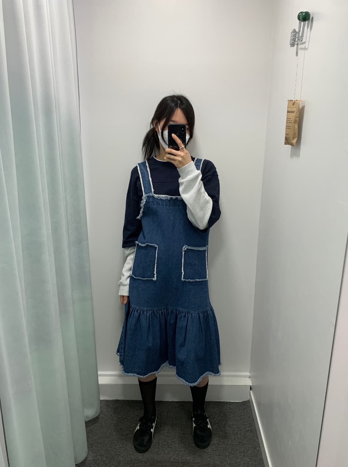 데님 원피스 레이어드 상품이미지6