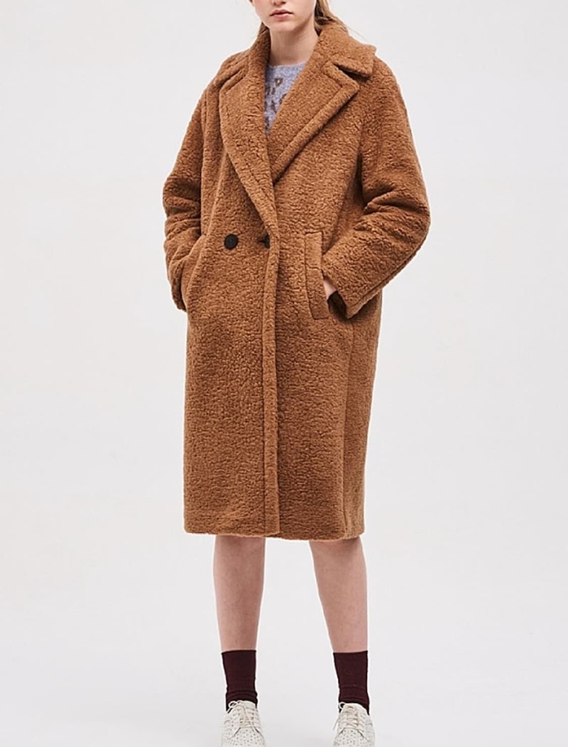 여)  sj 양털 코트  상품이미지2