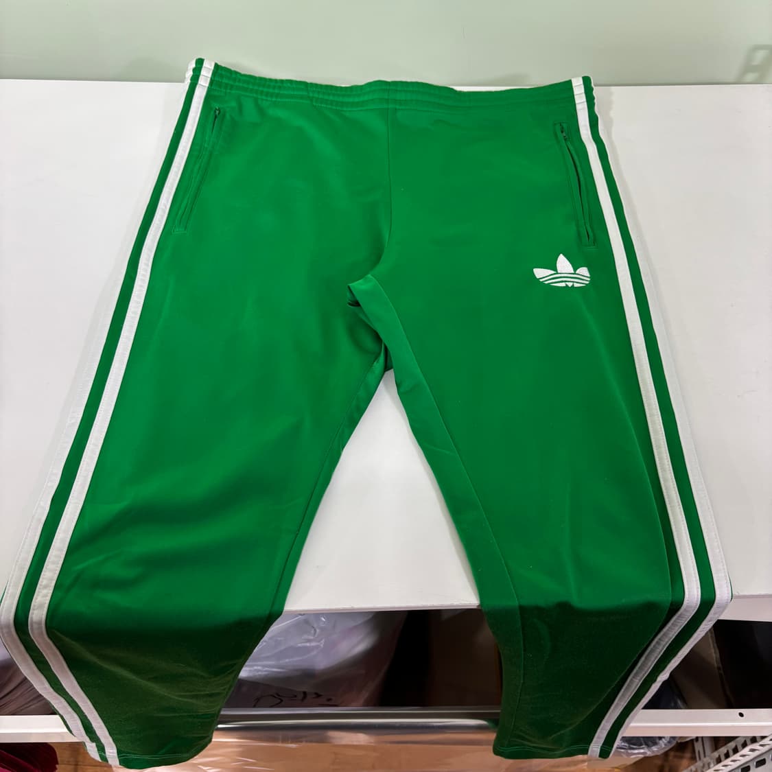 95 아디다스 그린 슬림핏 파이어버드 트랙팬츠 상품이미지2