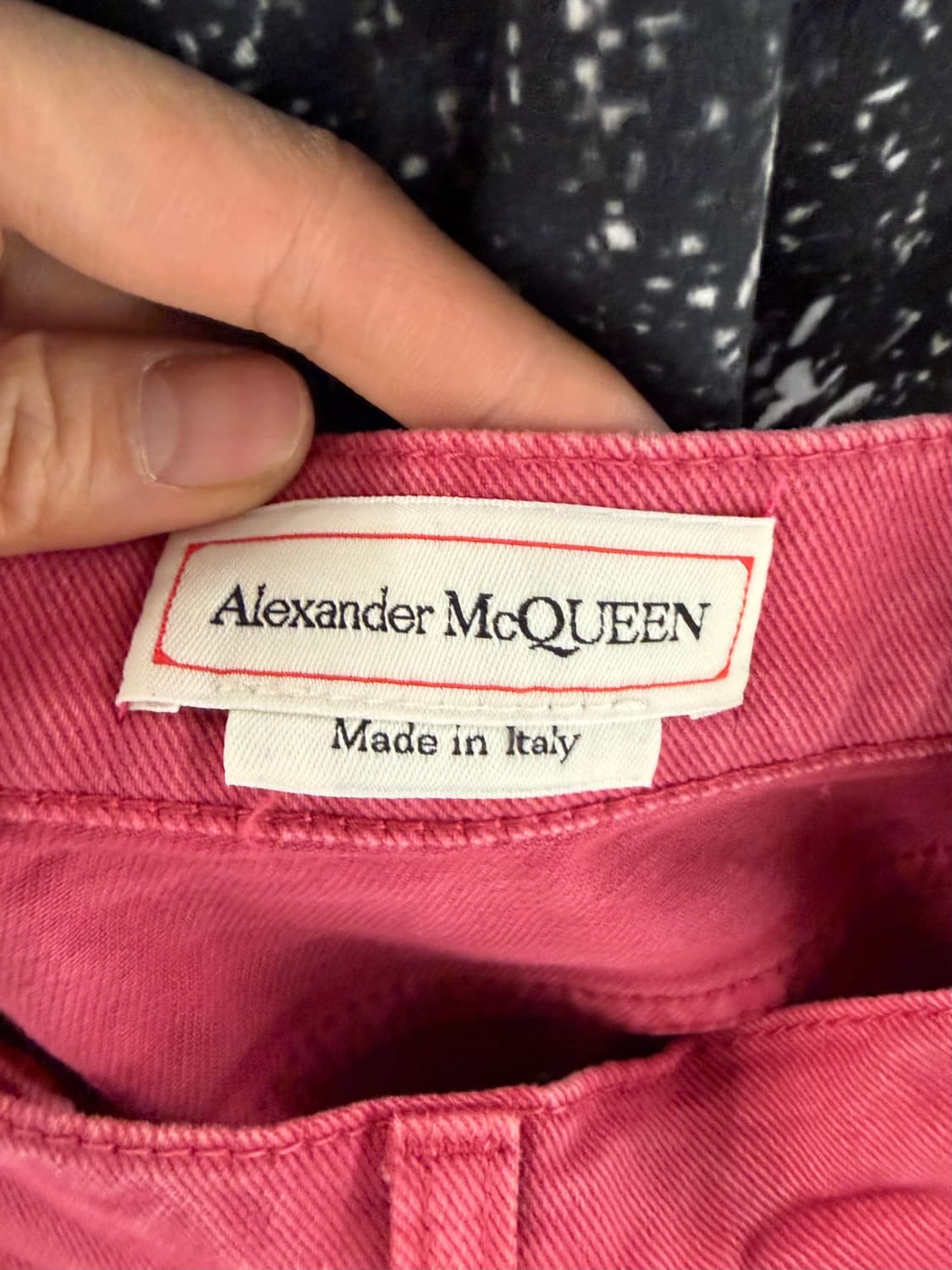 Alexander McQueen red ombre jean 48 상품이미지5