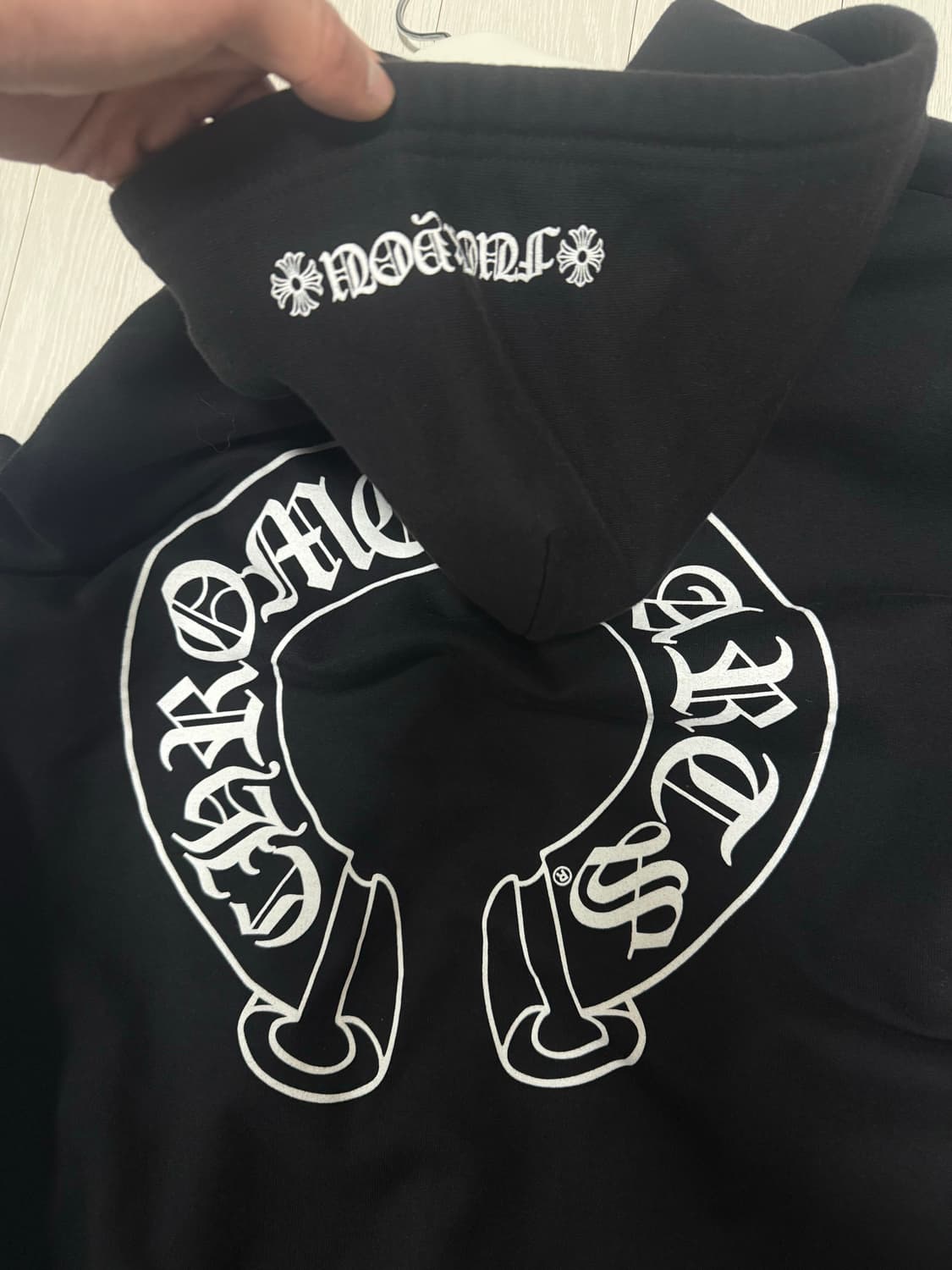 크롬하츠 플로랄 퍽 유 후드집업(M) 상품이미지2