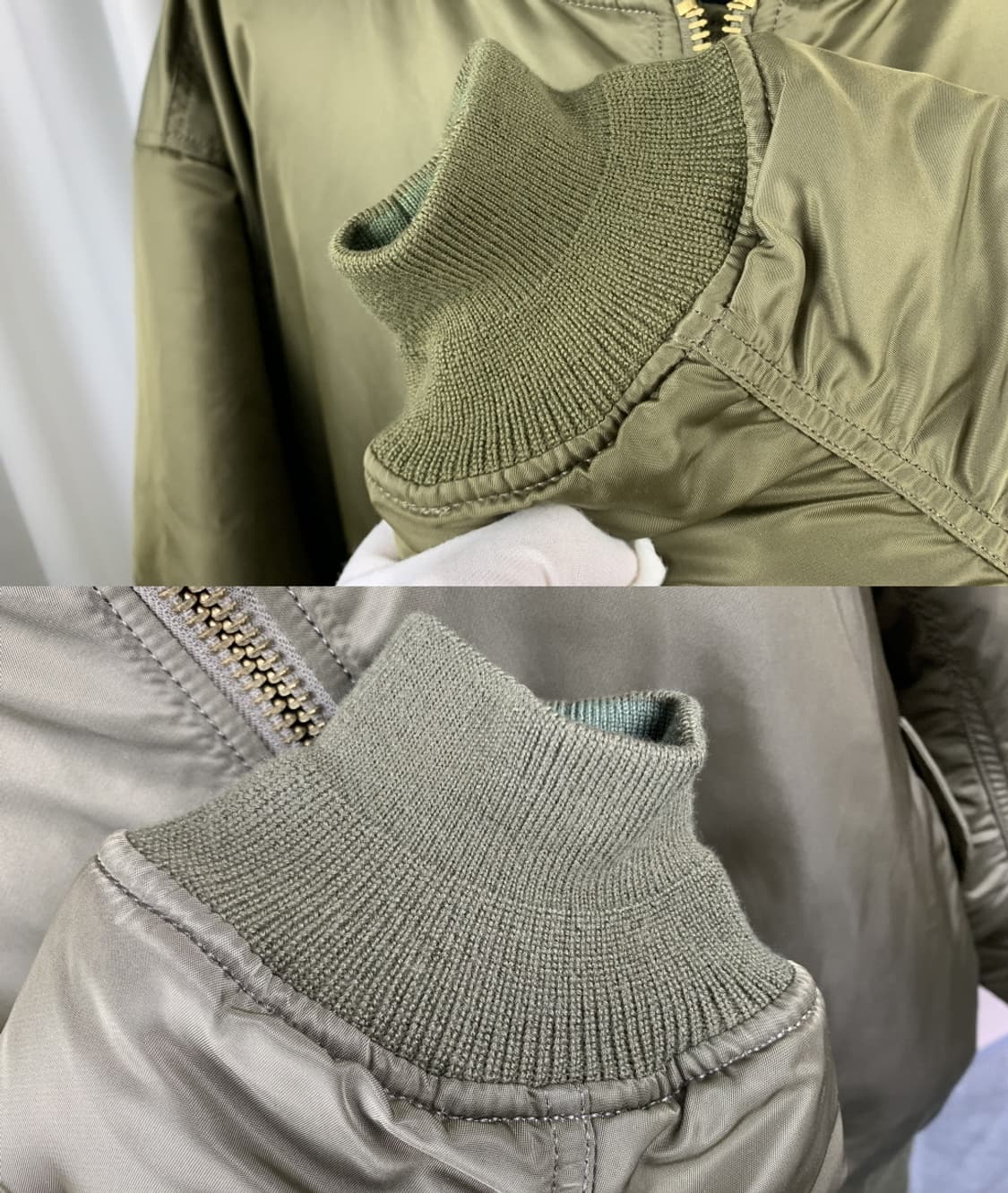 베트멍 리버시블 봄버 카키 올리브 s 상품이미지5