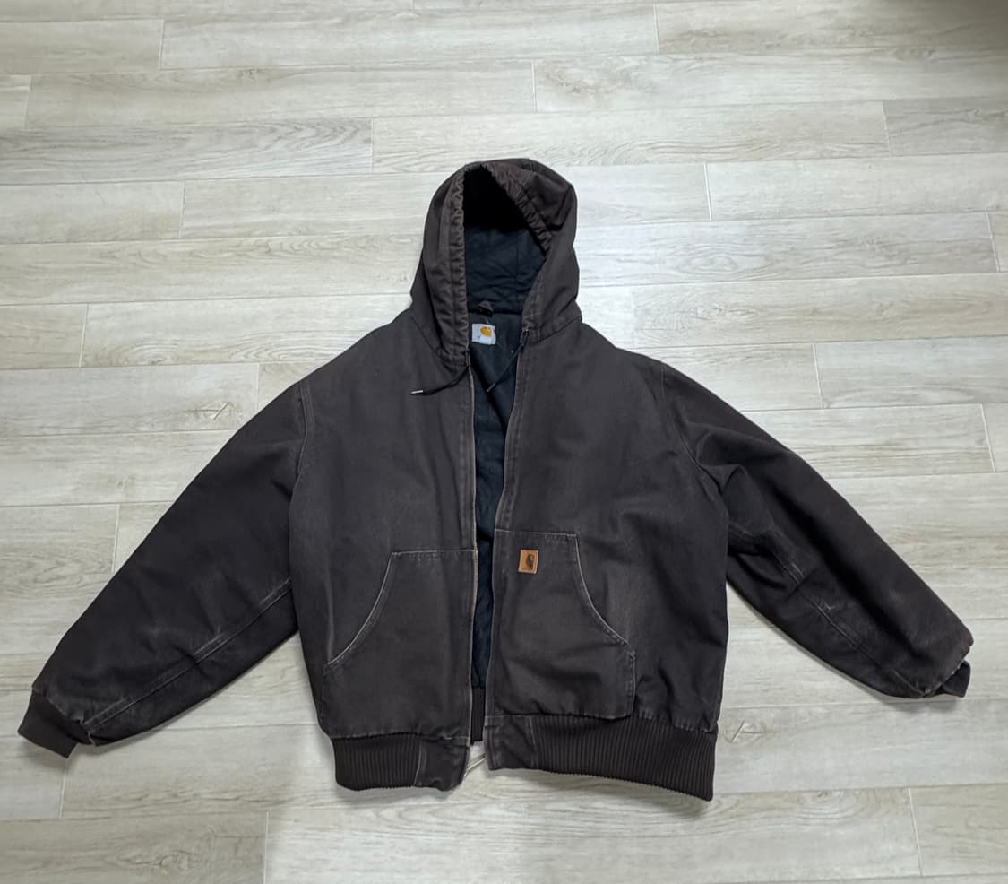 2XL 칼하트 덕 액티브 후드자켓 j130 DKB 다크브라운 상품이미지1