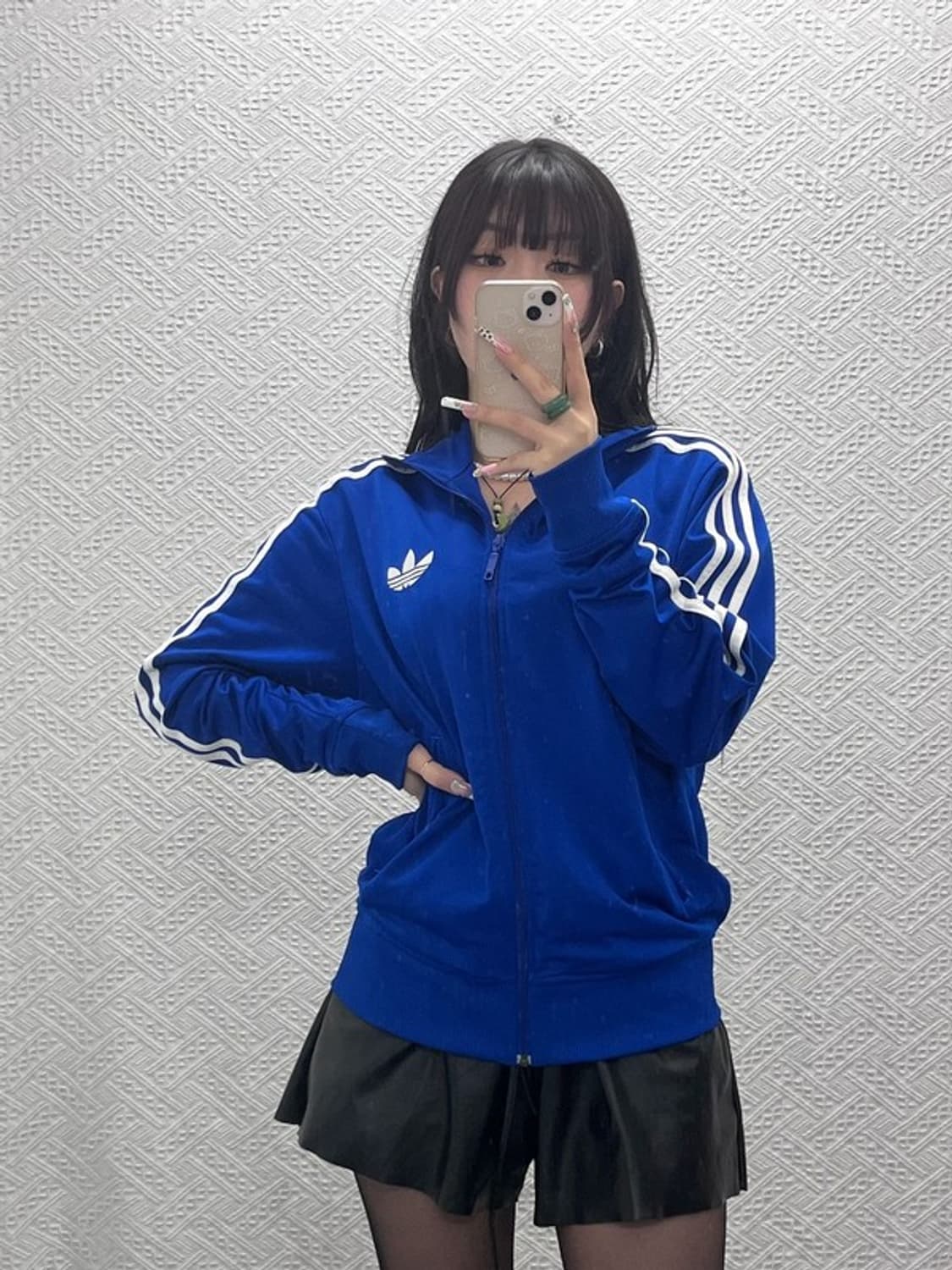 아디다스 레트로 00's 파이어버드 딥블루 져지 집업 85 C11095 상품이미지2