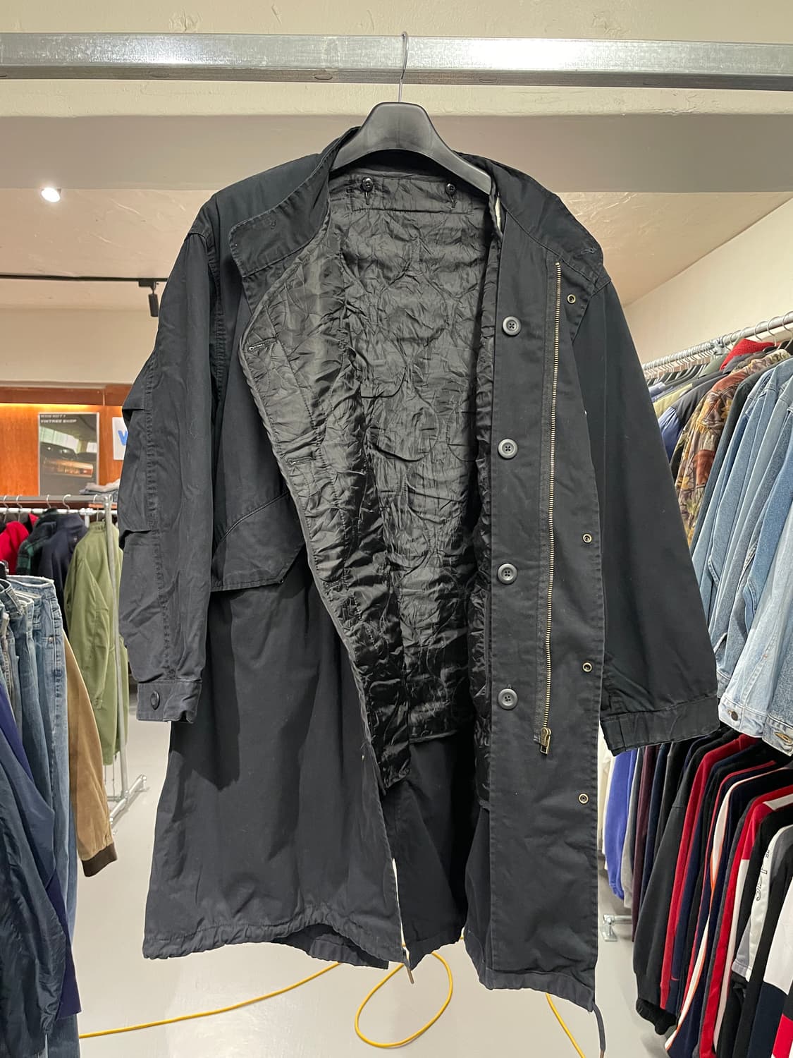 빈티지 피쉬테일 야상 자켓 (내피 분리 가능)   상품이미지7