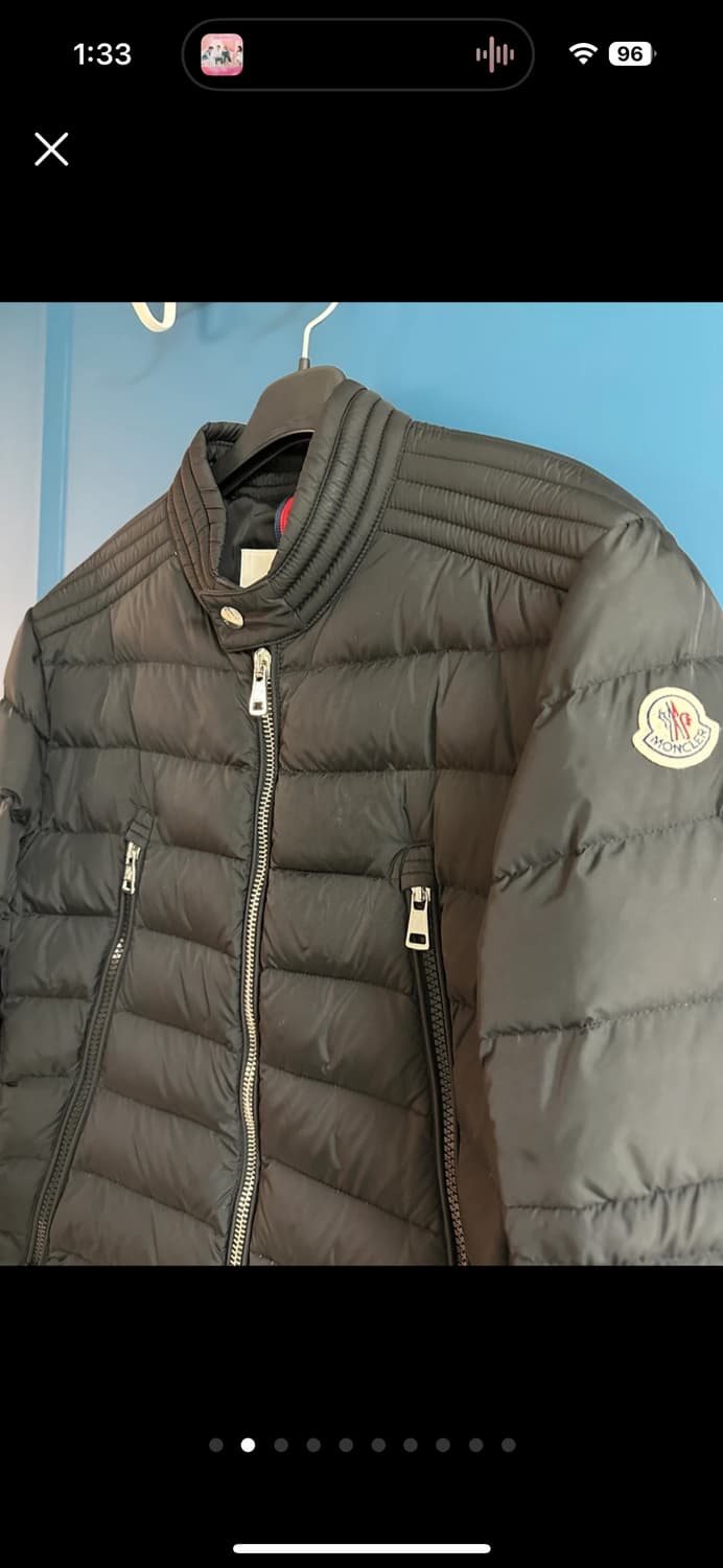 몽클레어 아미오 남성 블랙 패딩 상품이미지2