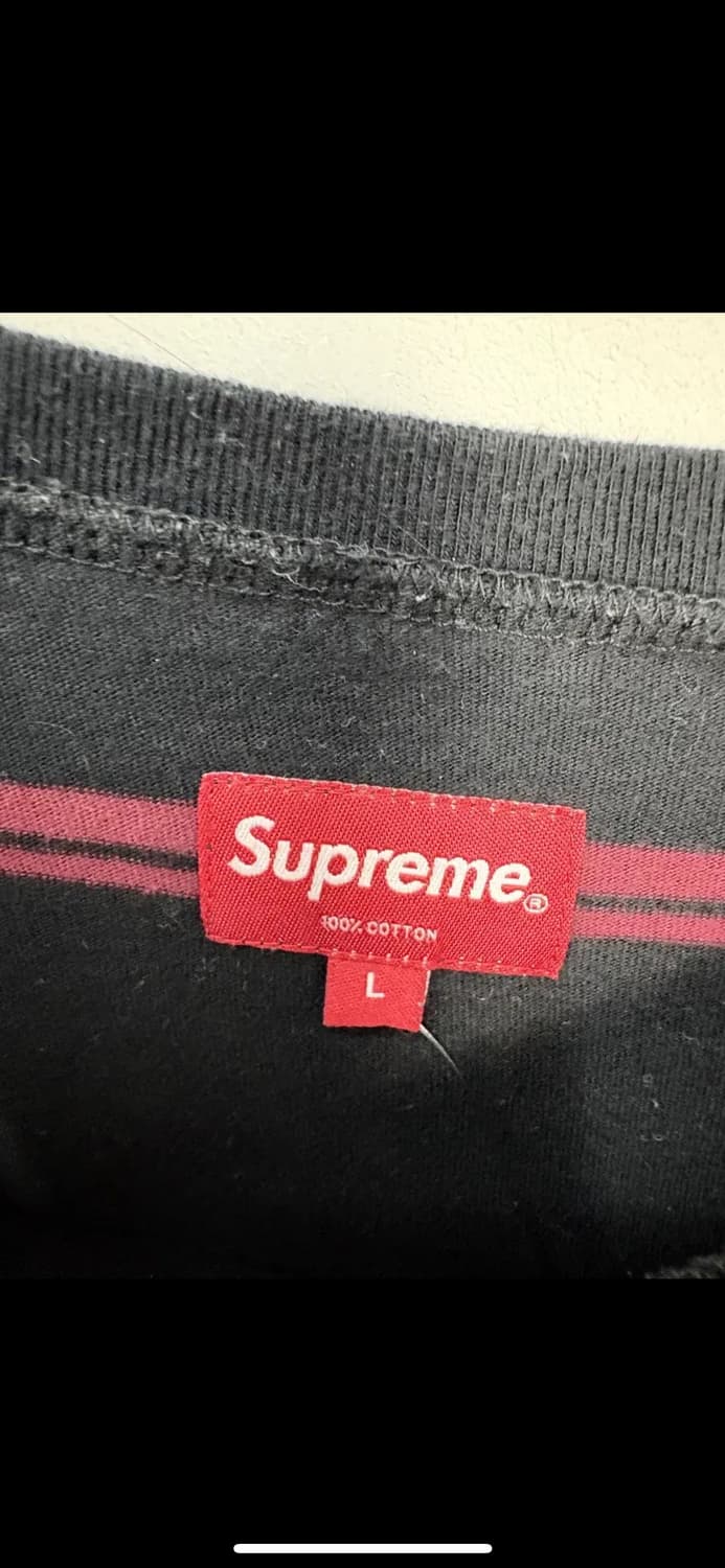 슈프림 멀티컬러 스트라이프 롱슬리브 H2506 상품이미지5