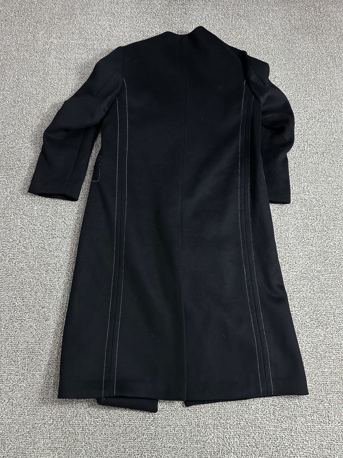 아위 캐시미어 롱코트 상품이미지4