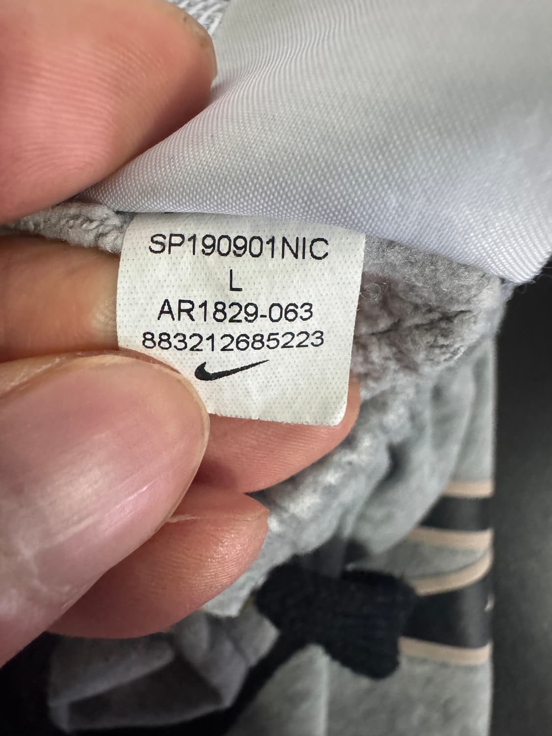 나이키 Nike 에어 빅로고 스웻 트레이닝 밴딩 반바지 L 상품이미지5