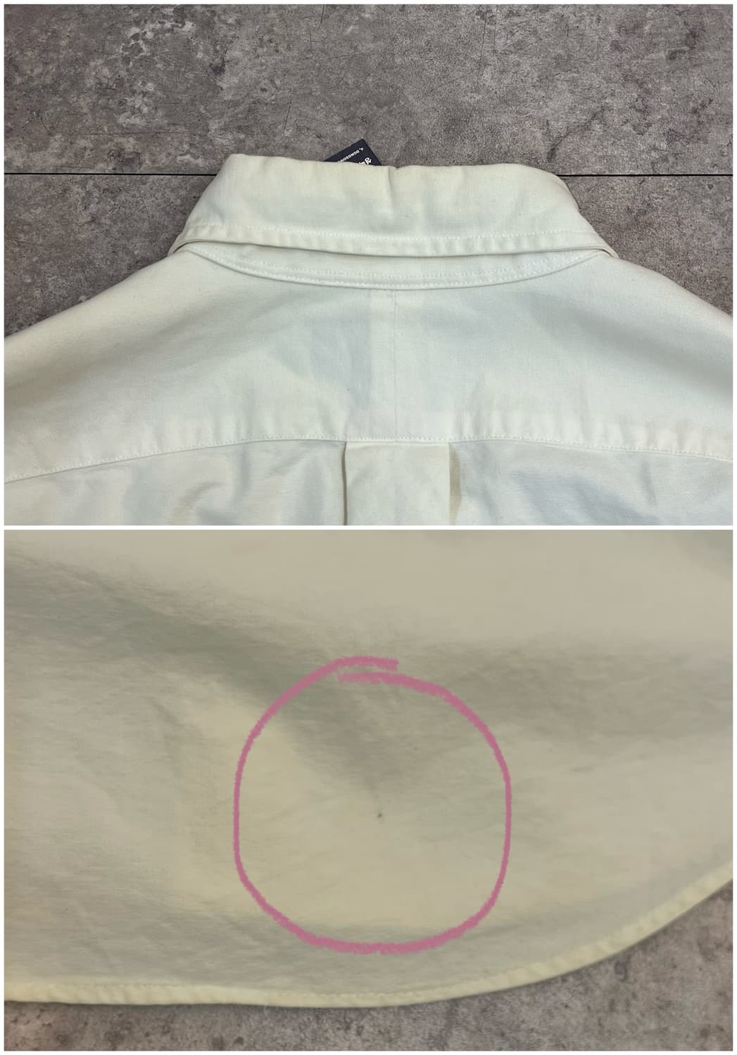 랄프로렌 빅포니 셔츠 크림 S #csz3245 상품이미지8