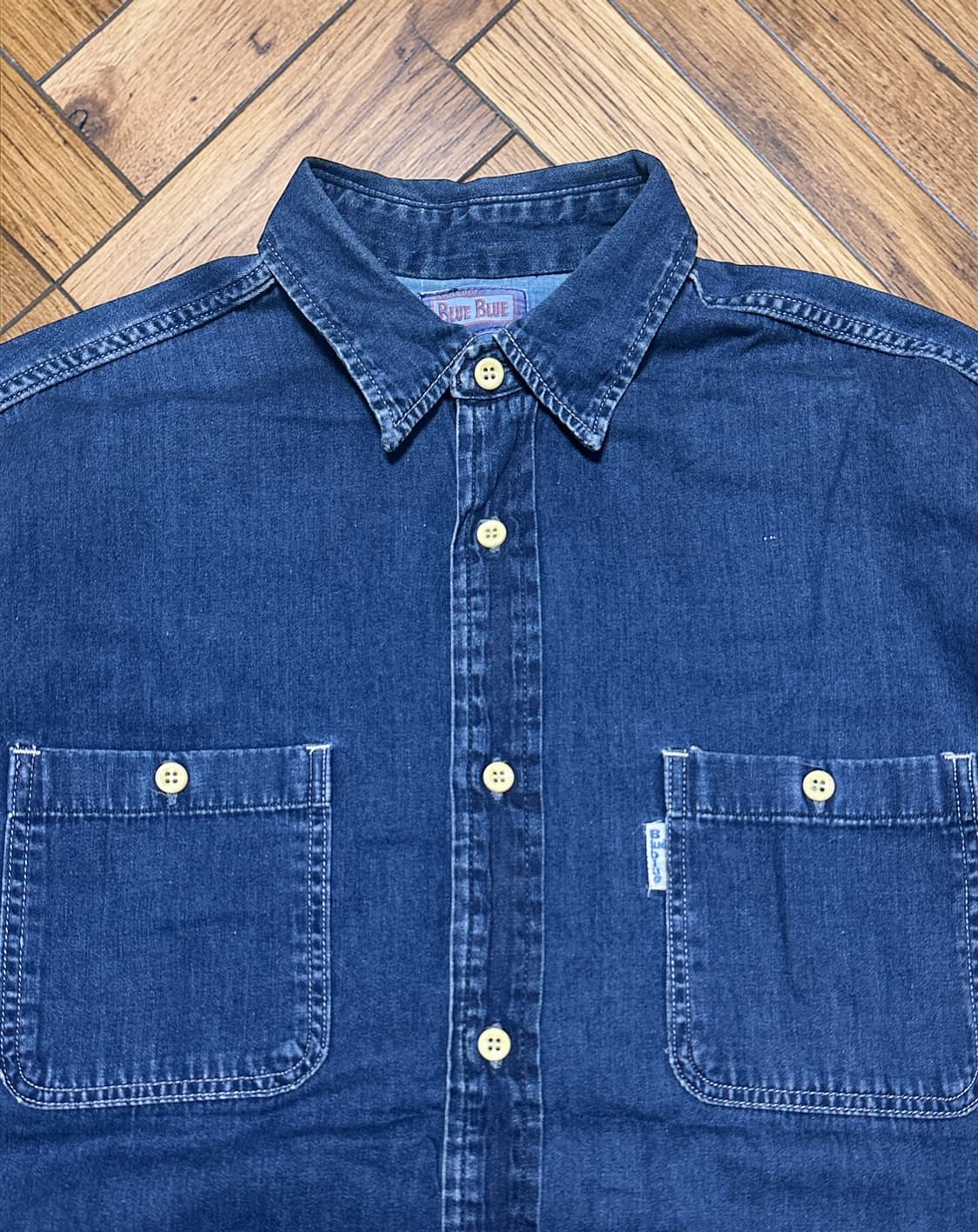 블루블루 재팬 인디고 데님 셔츠 상품이미지4