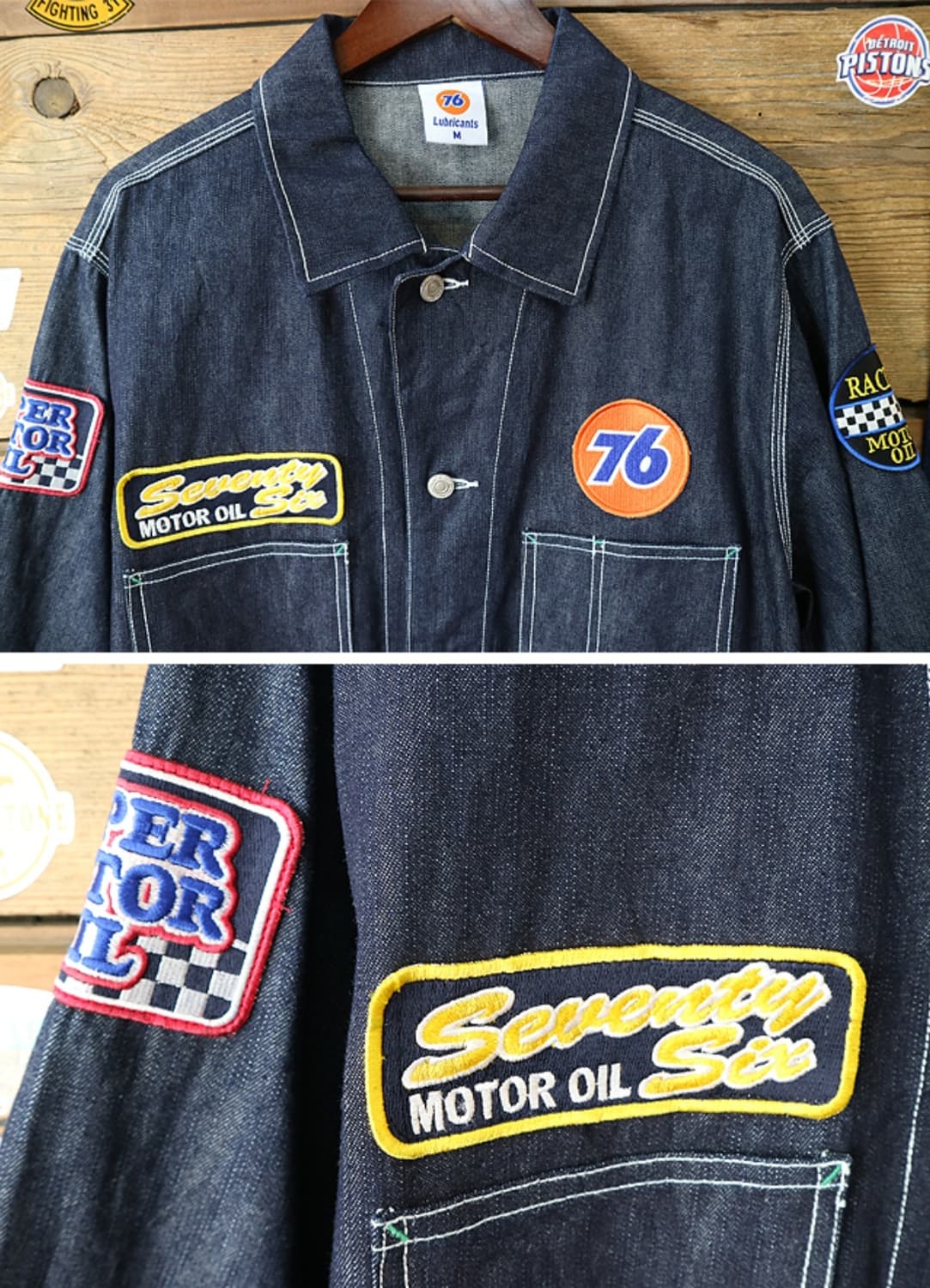 90s Lubricants 76 빈티지 데님 워크 자켓

굿 컨디션 상품이미지2