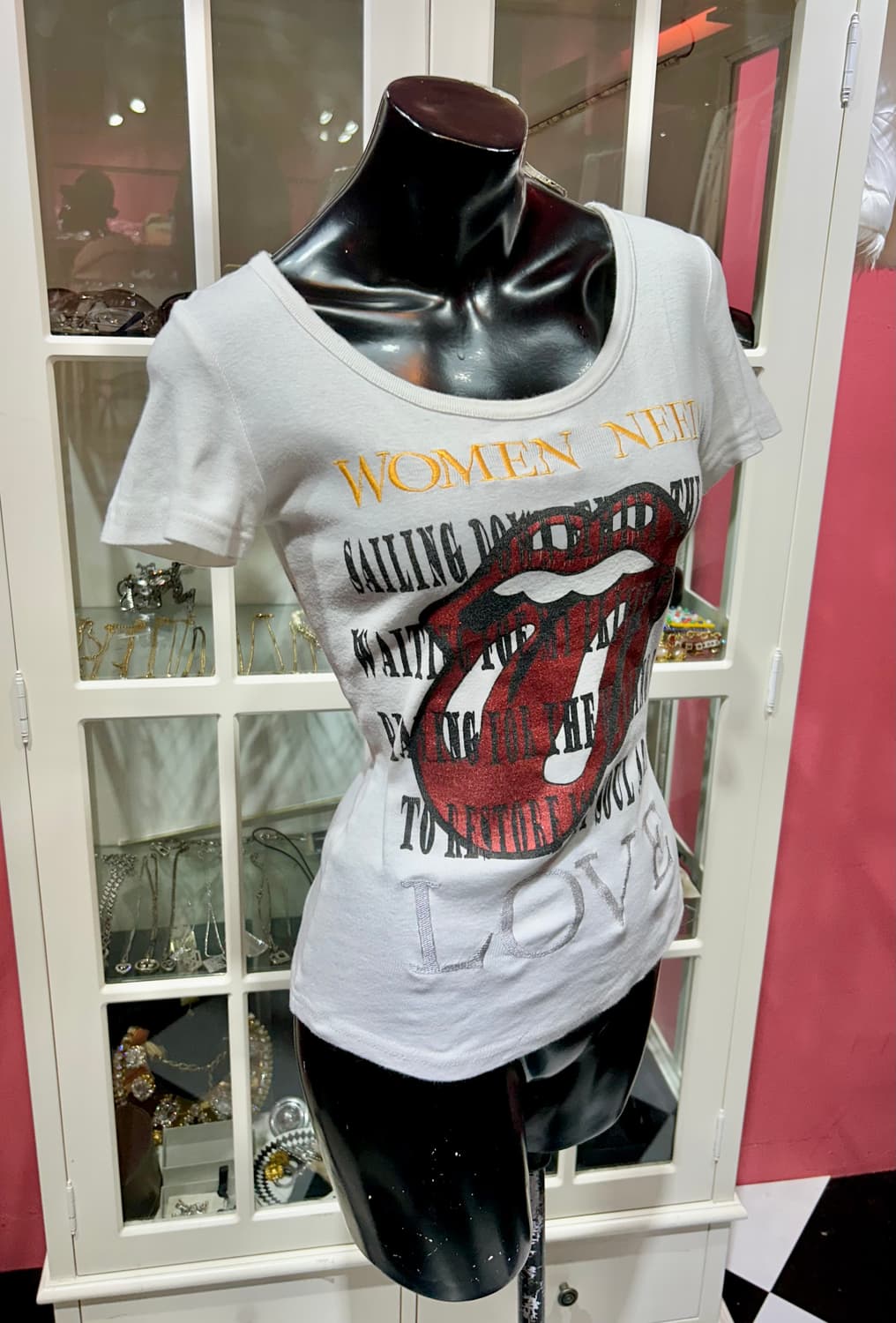 M • K • R T-shirt 엠케이알 롤링스톤즈 디자인 반팔 상품이미지2