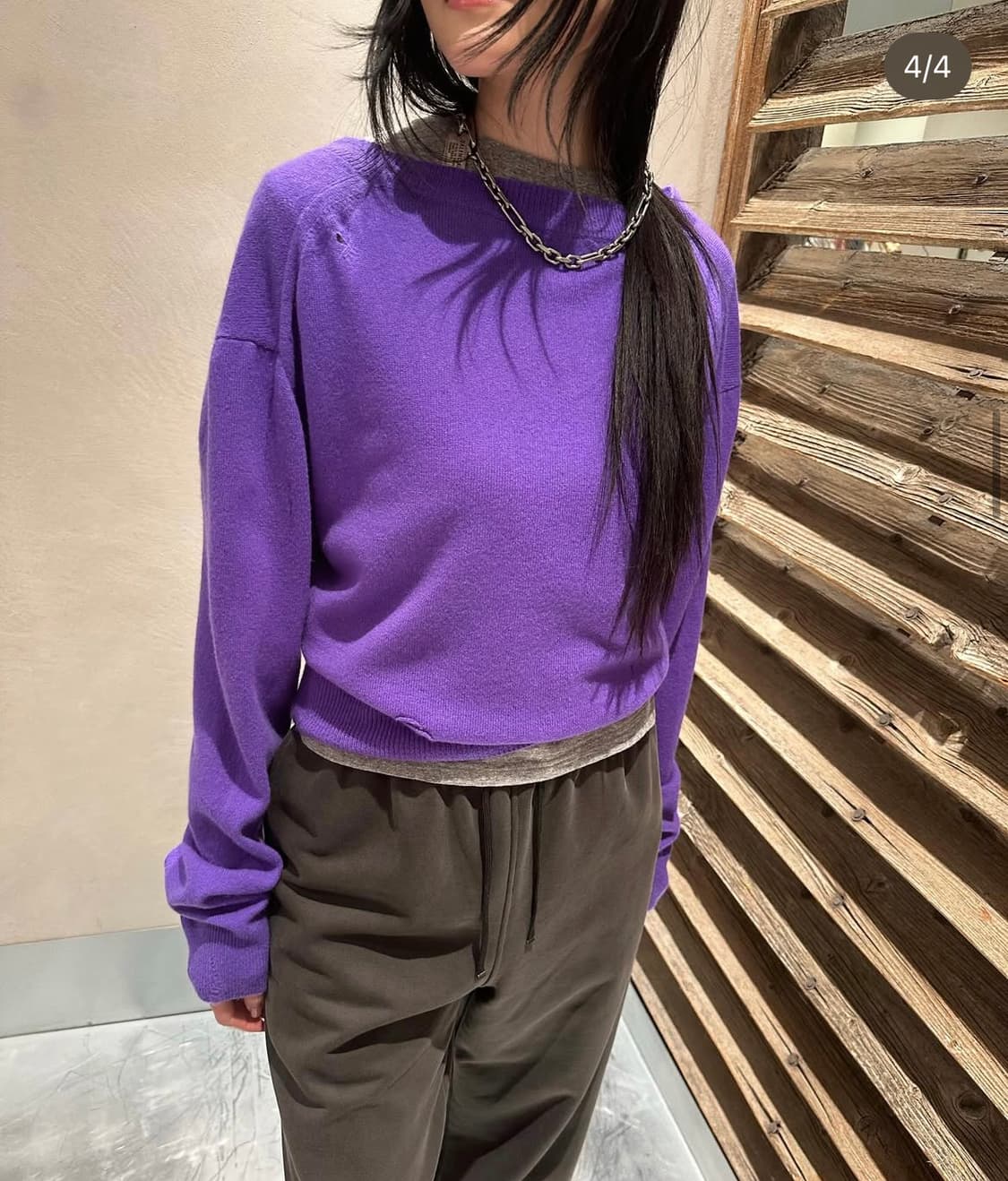 에크루💕StandAlone 캐시100 가디건 상품이미지5