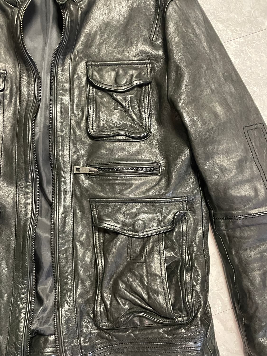 램스킨 레더 포켓 자켓 105 상품이미지4