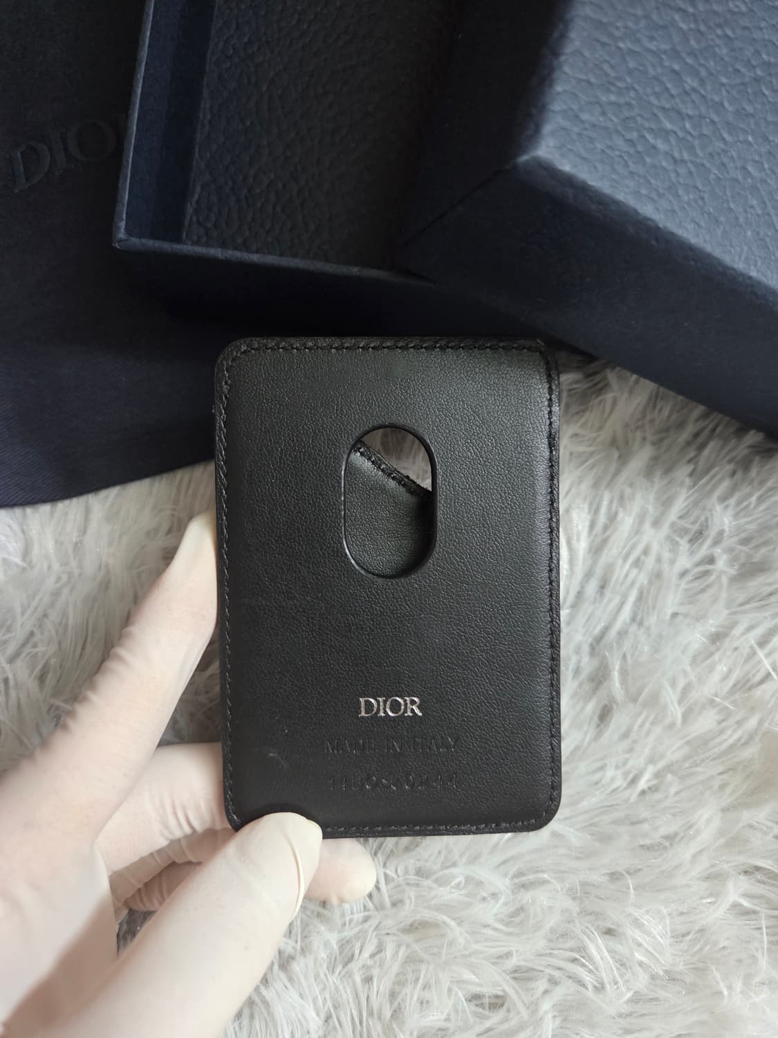 [정품] 디올 오블리크 맥세이프 카드지갑 새상품급 상품이미지2