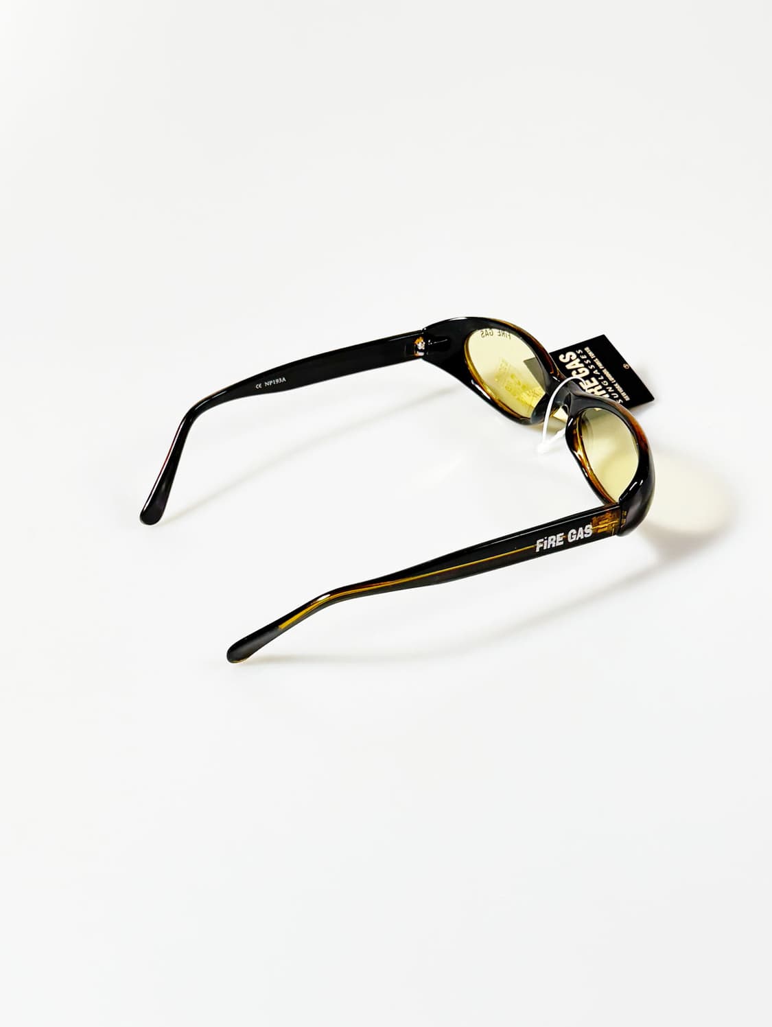 90s FIRE GAS 볼드 오벌 프레임 빈티지 틴트 선글라스 상품이미지4