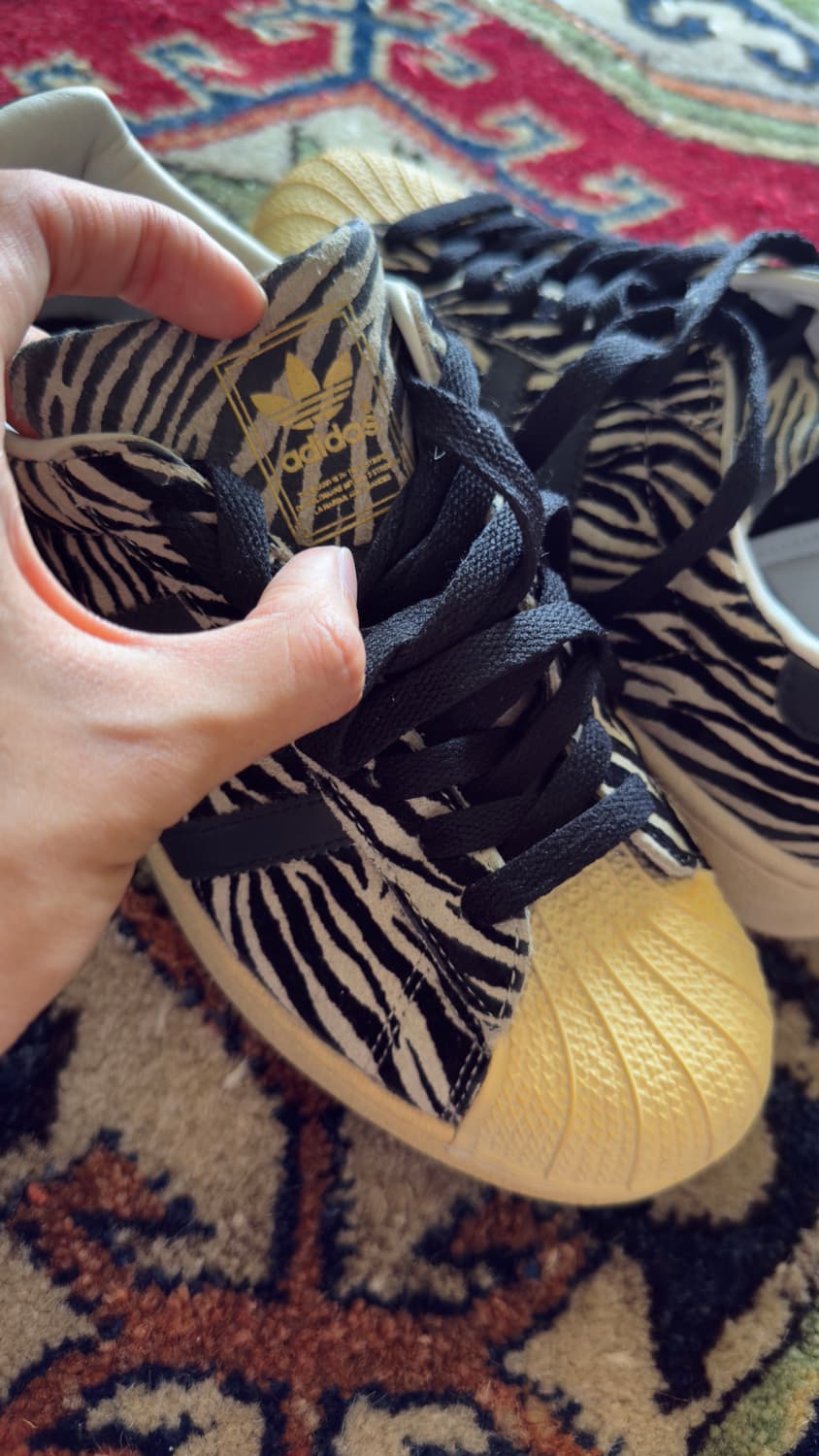 아디다스 한정판 FA YNG Zebra Superstar 상품이미지6