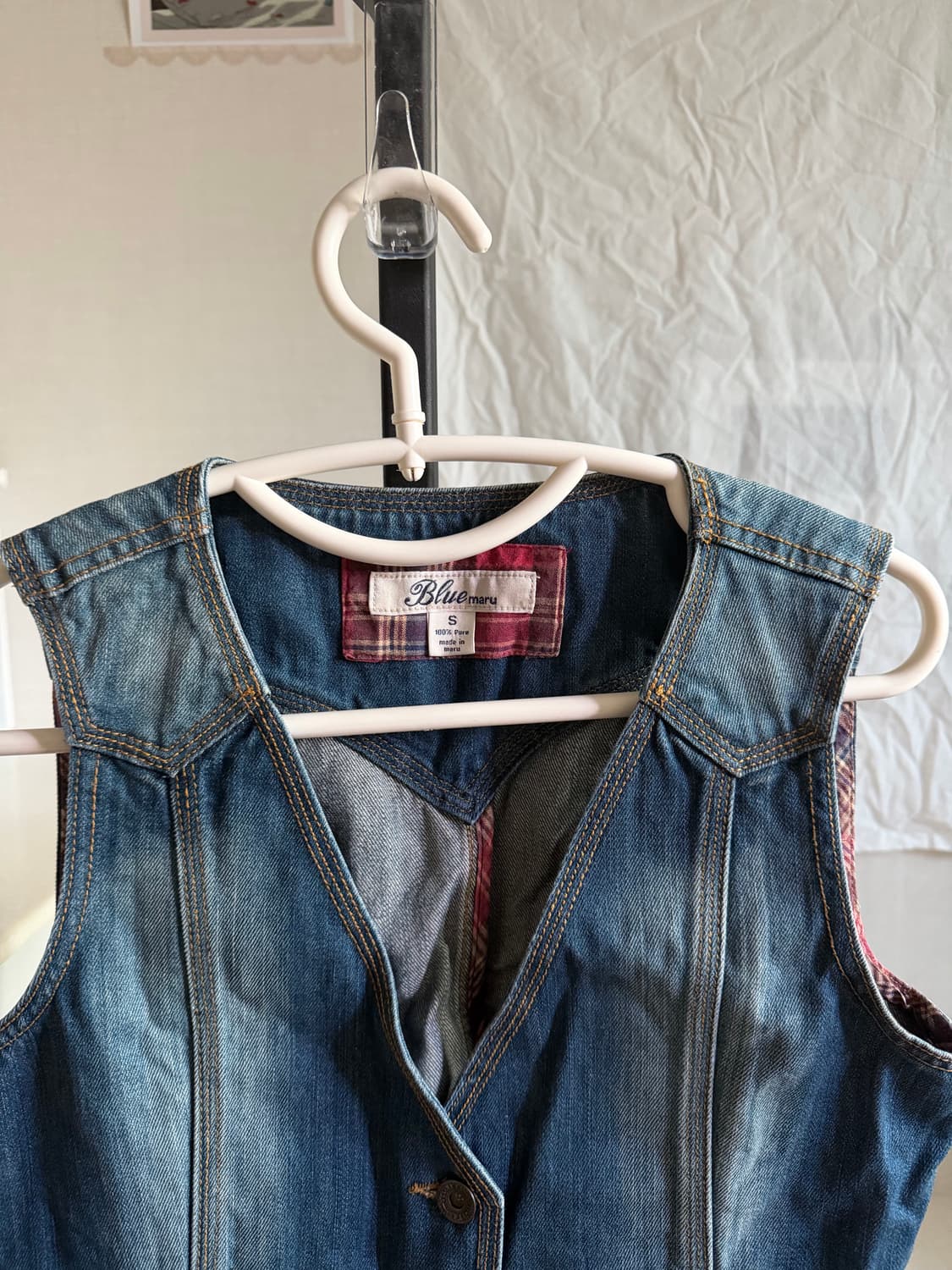 데님 베스트 자켓 상품이미지2